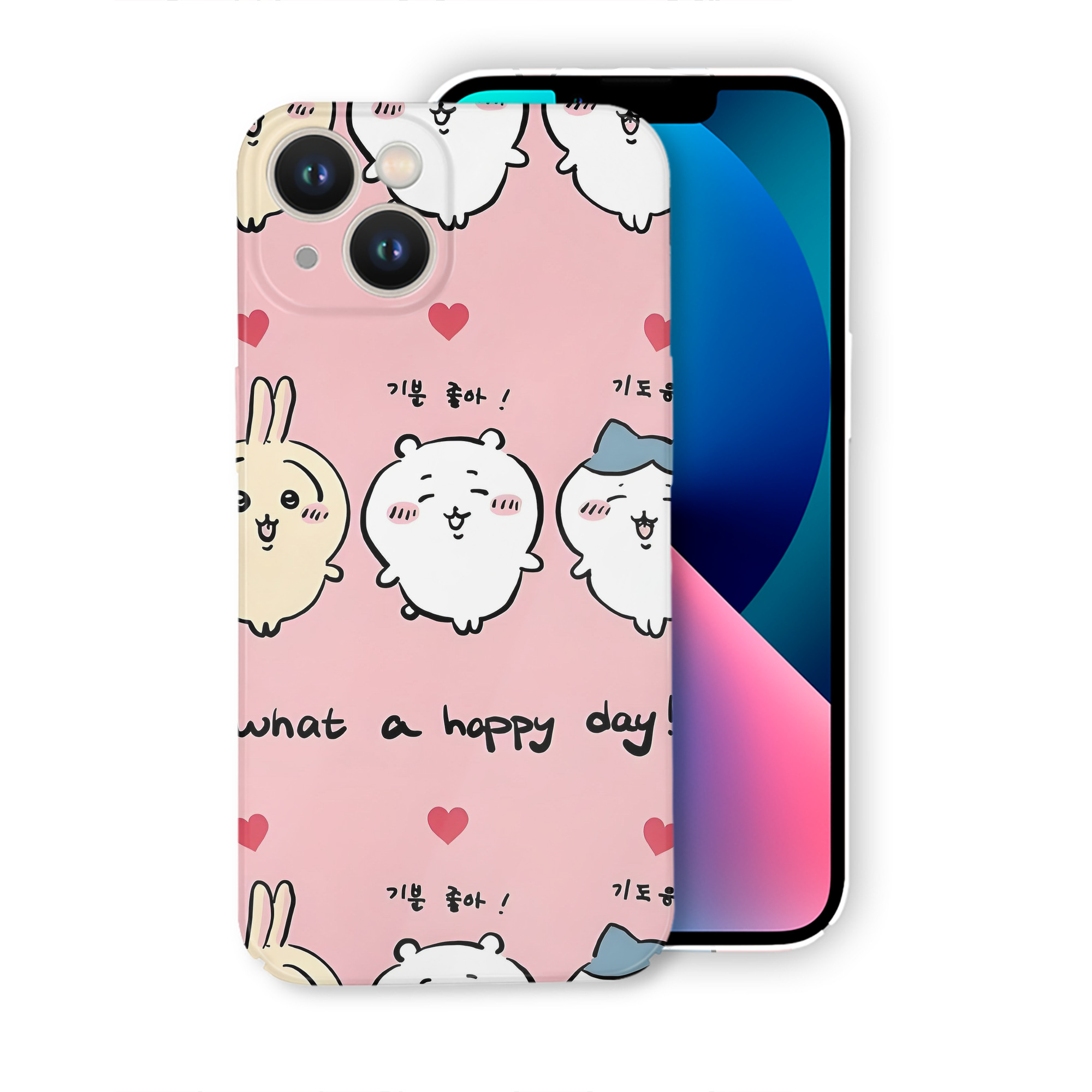 （画像用） ちいかわ Chii-kawa 【iPhone 14シリーズ対応】ハードケース
