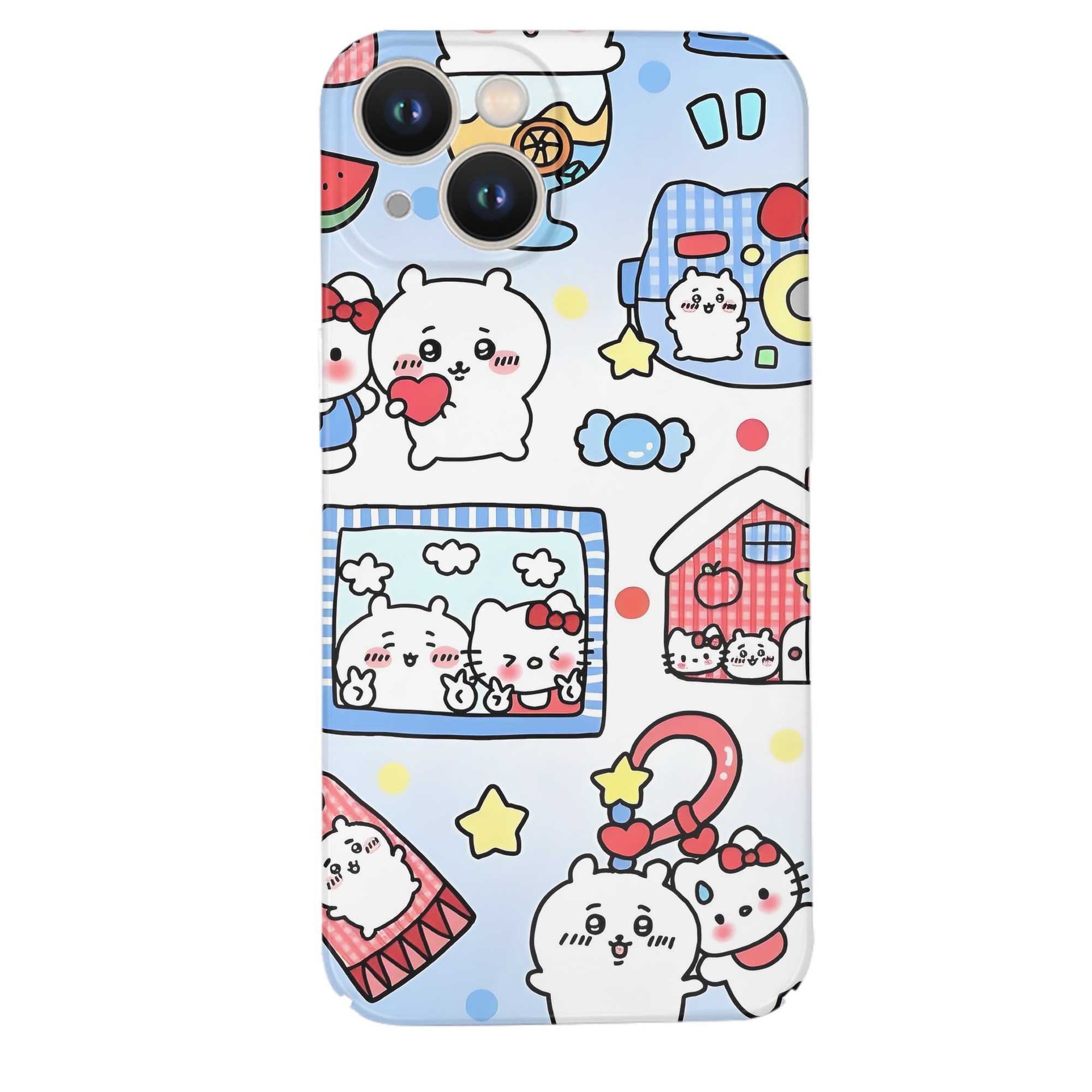 （画像用） ちいかわ Chii-kawa 【iPhone 14シリーズ対応】ハードケース