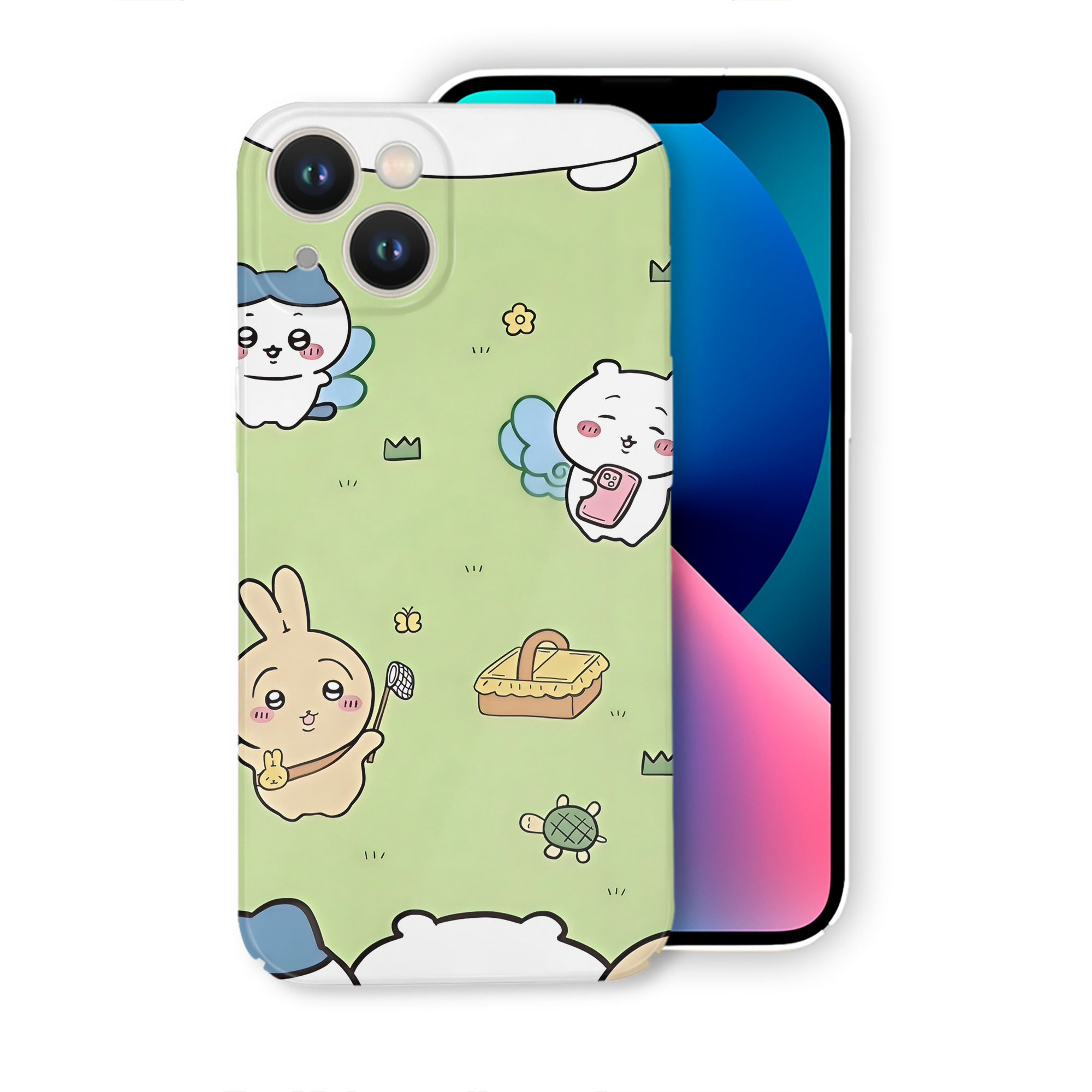 （画像用） ちいかわ Chii-kawa 【iPhone 14シリーズ対応】ハードケース