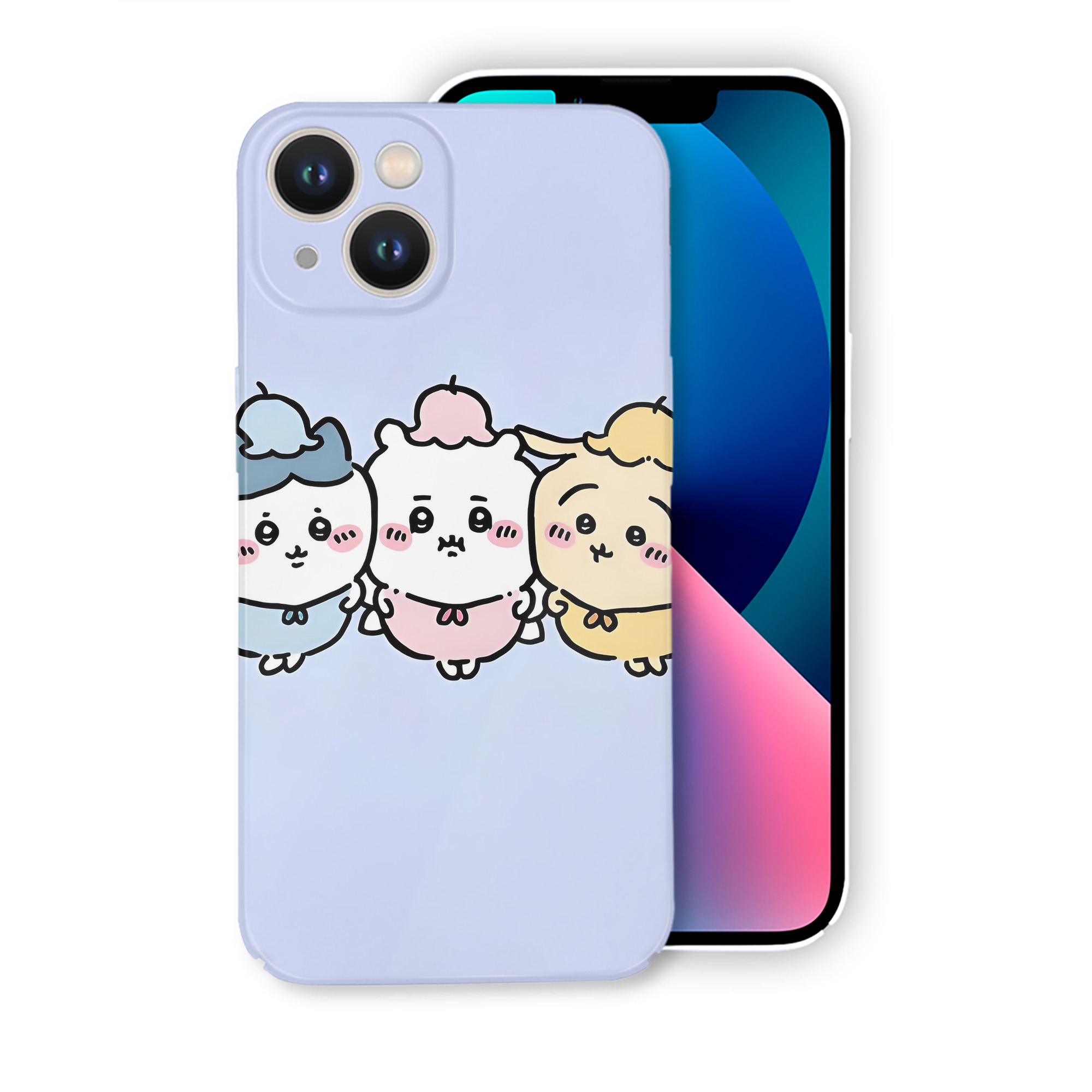 （画像用） ちいかわ Chii-kawa 【iPhone 14シリーズ対応】ハードケース