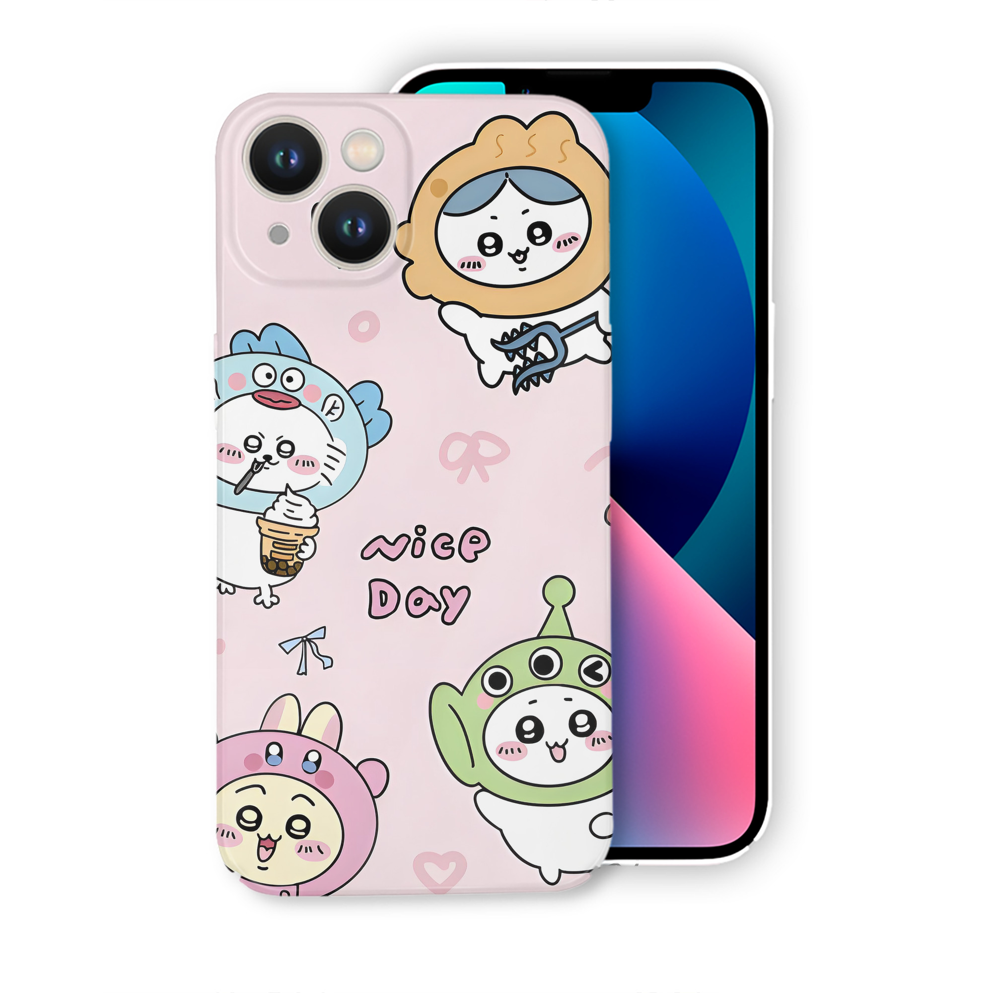 （画像用） ちいかわ Chii-kawa 【iPhone 14シリーズ対応】ハードケース