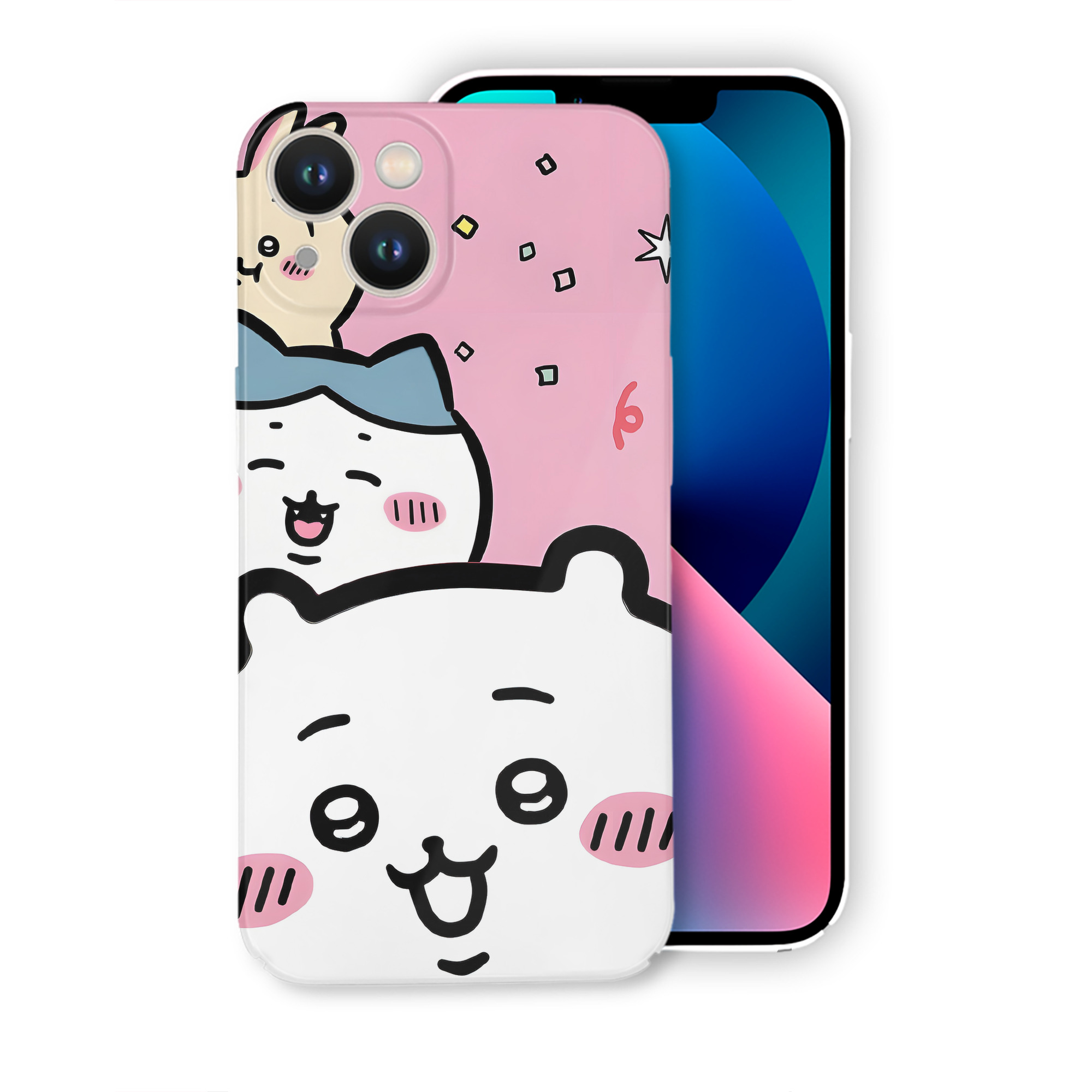 （画像用） ちいかわ Chii-kawa 【iPhone 14シリーズ対応】ハードケース