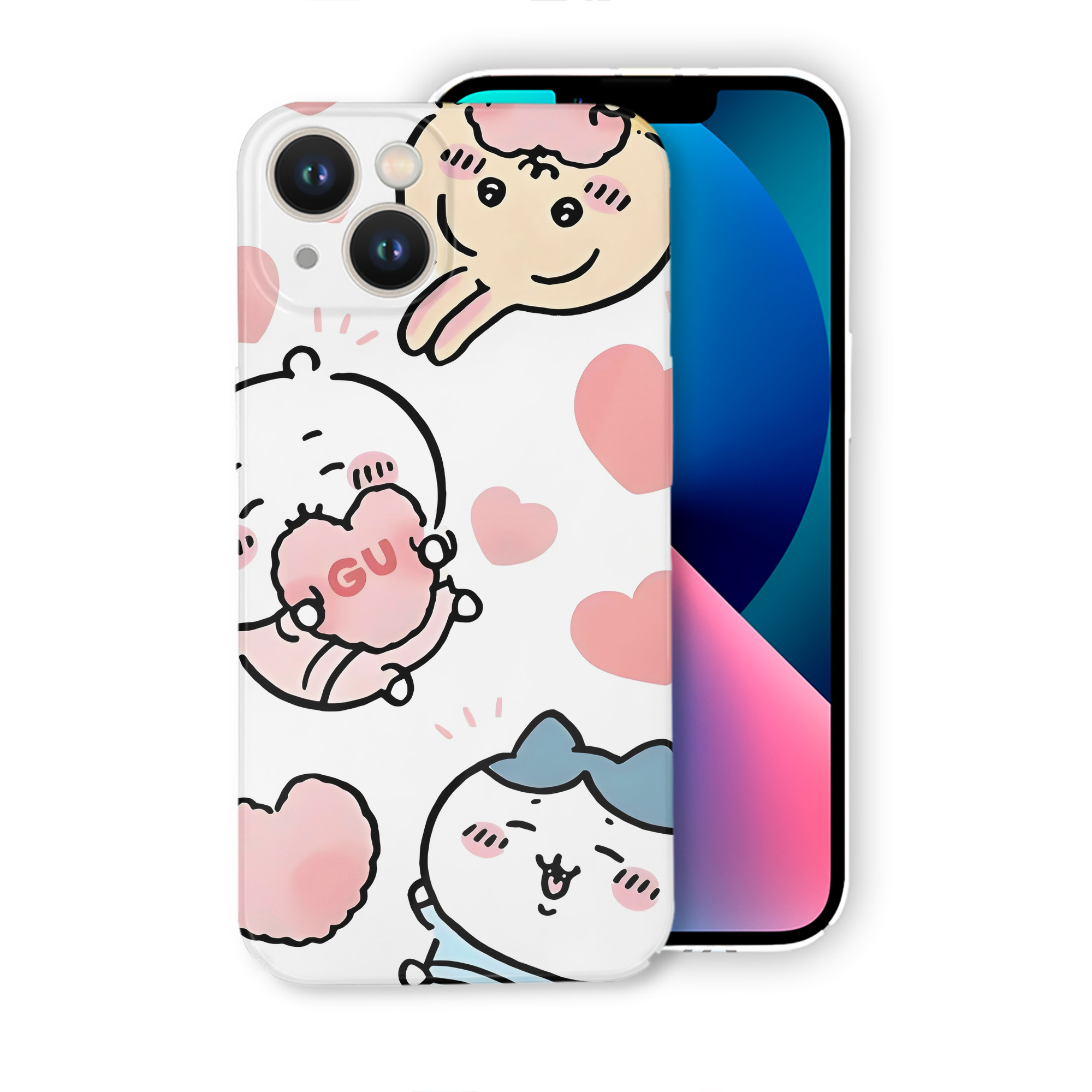 （画像用） ちいかわ Chii-kawa 【iPhone 14シリーズ対応】ハードケース
