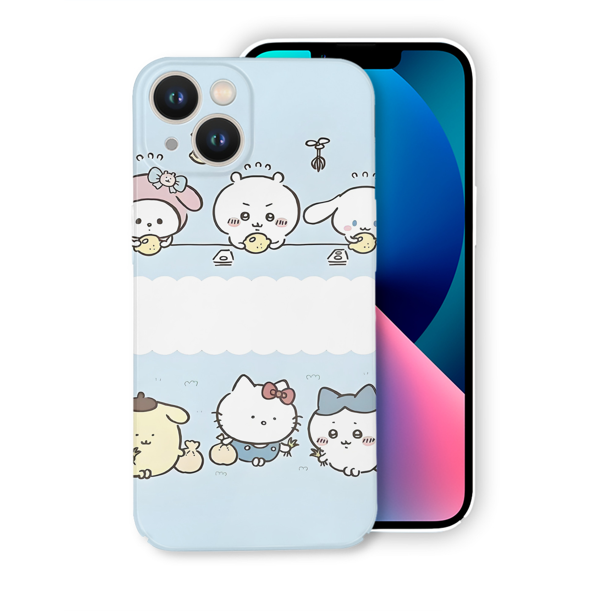 （画像用） ちいかわ Chii-kawa 【iPhone 14シリーズ対応】ハードケース