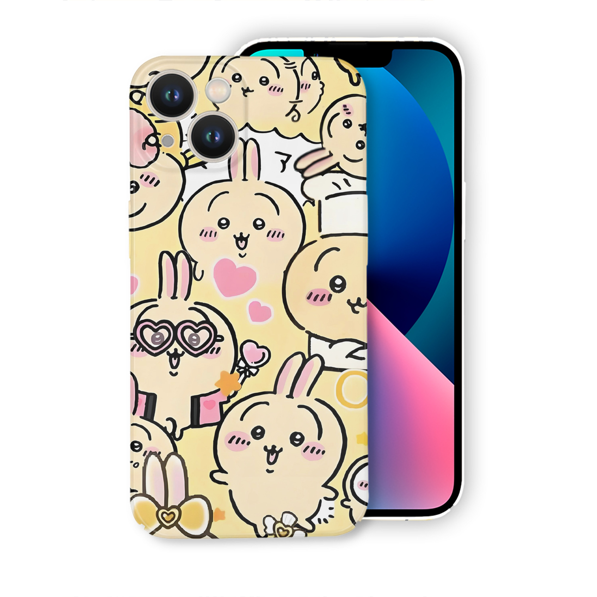 （画像用） ちいかわ Chii-kawa 【iPhone 14シリーズ対応】ハードケース