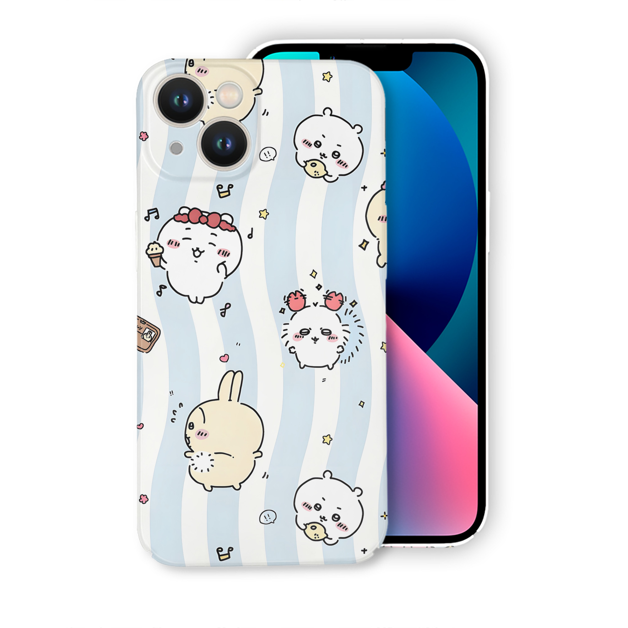 （画像用） ちいかわ Chii-kawa 【iPhone 14シリーズ対応】ハードケース