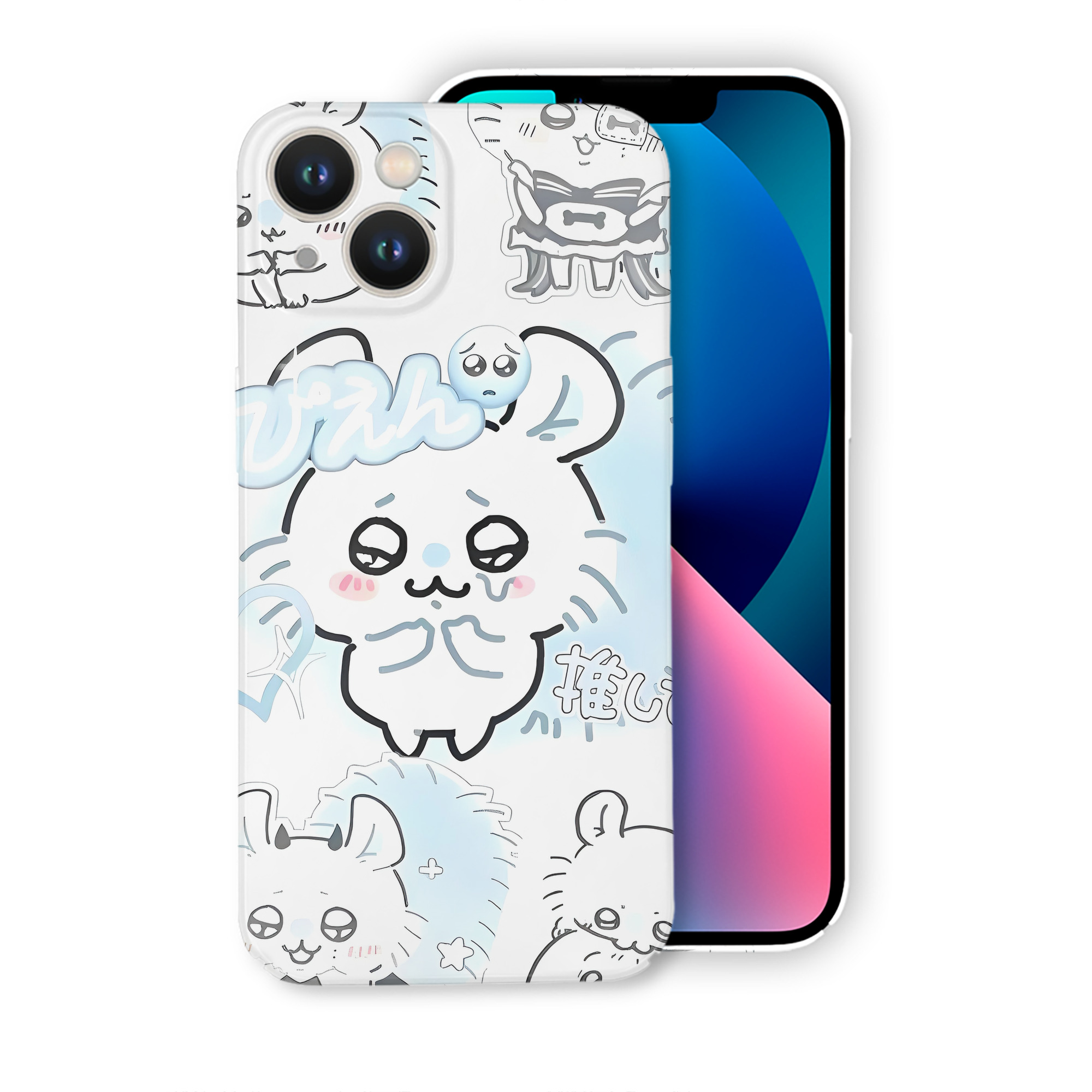 （画像用） ちいかわ Chii-kawa 【iPhone 14シリーズ対応】ハードケース