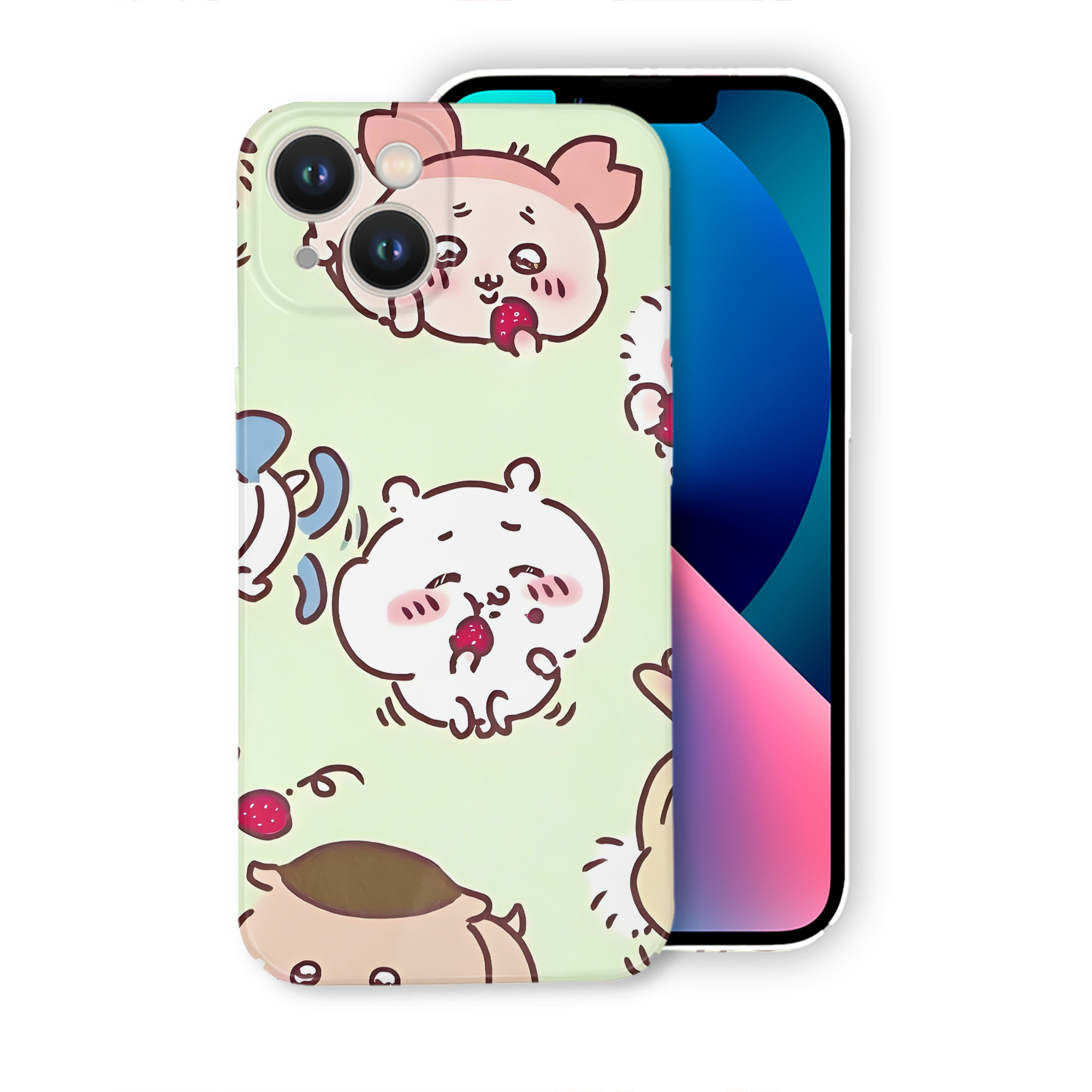 （画像用） ちいかわ Chii-kawa 【iPhone 14シリーズ対応】ハードケース