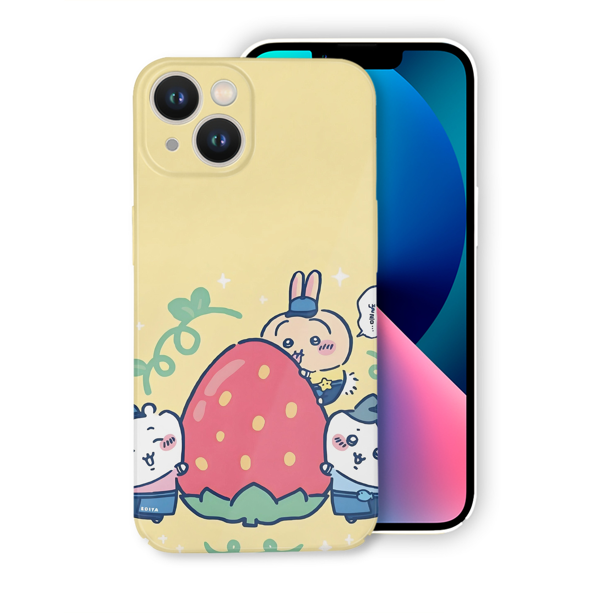 （画像用） ちいかわ Chii-kawa 【iPhone 14シリーズ対応】ハードケース