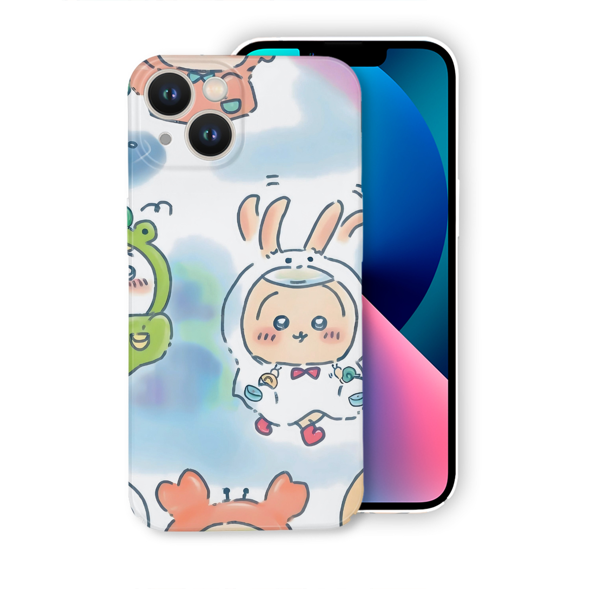 （画像用） ちいかわ Chii-kawa 【iPhone 14シリーズ対応】ハードケース