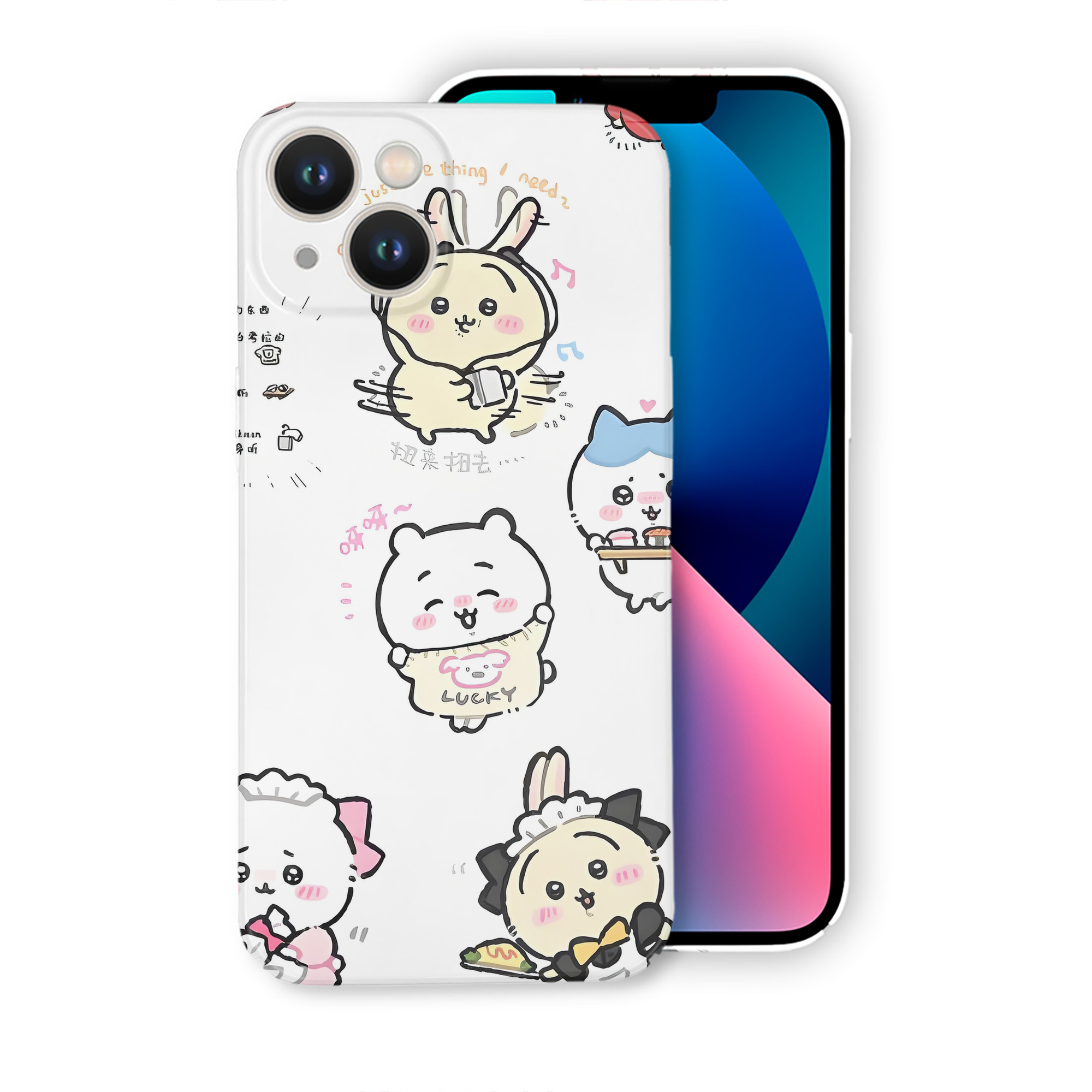 （画像用） ちいかわ Chii-kawa 【iPhone 14シリーズ対応】ハードケース