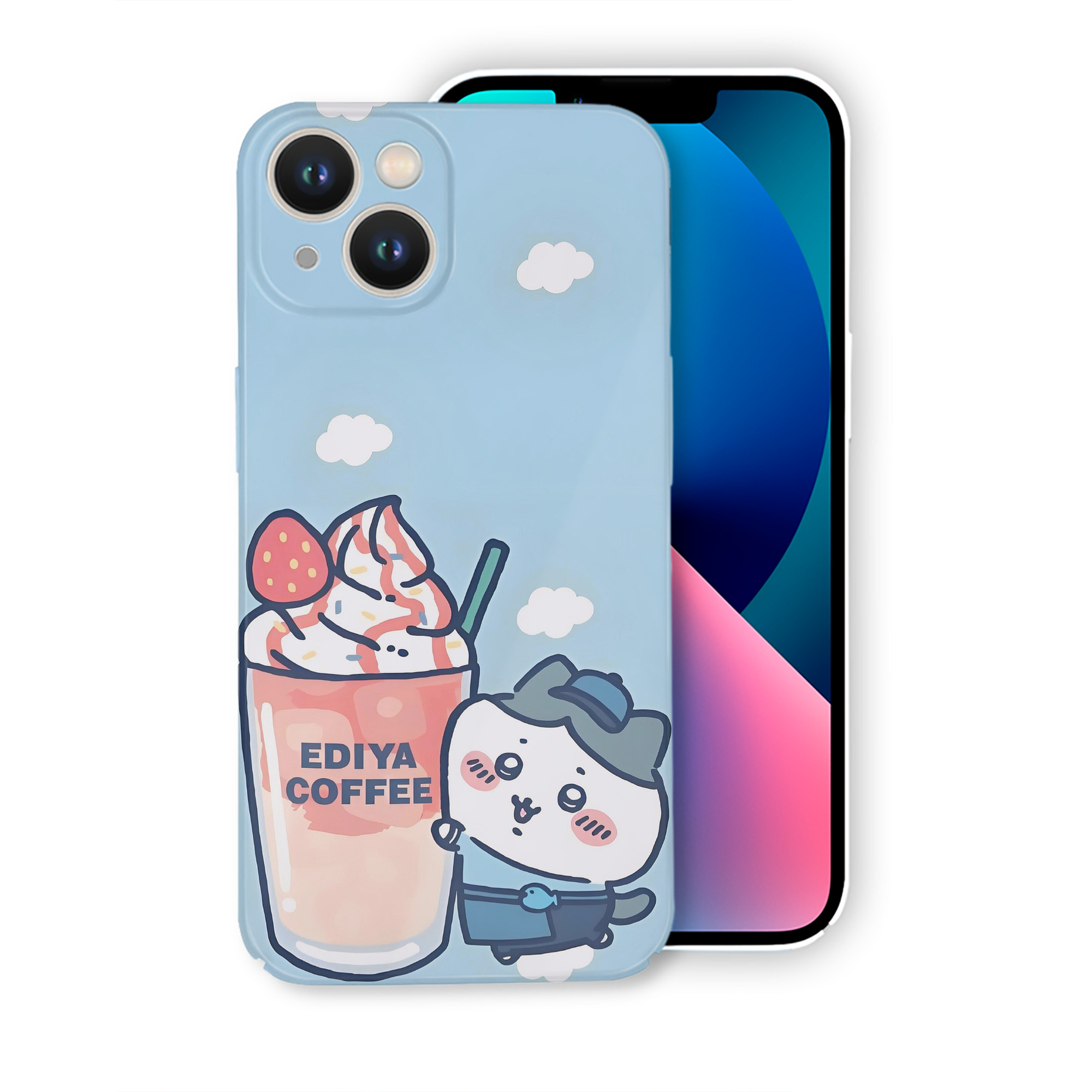 （画像用） ちいかわ Chii-kawa 【iPhone 14シリーズ対応】ハードケース
