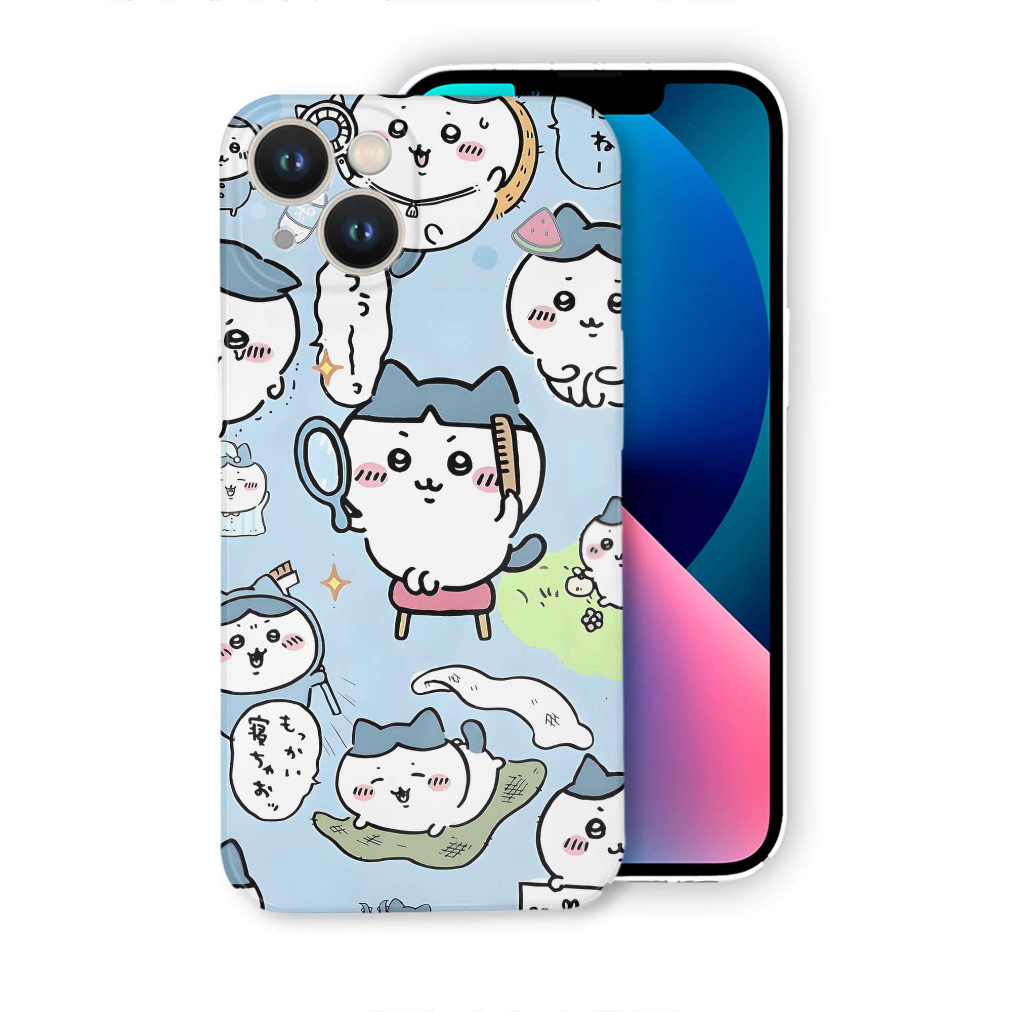 （画像用） ちいかわ Chii-kawa 【iPhone 14シリーズ対応】ハードケース