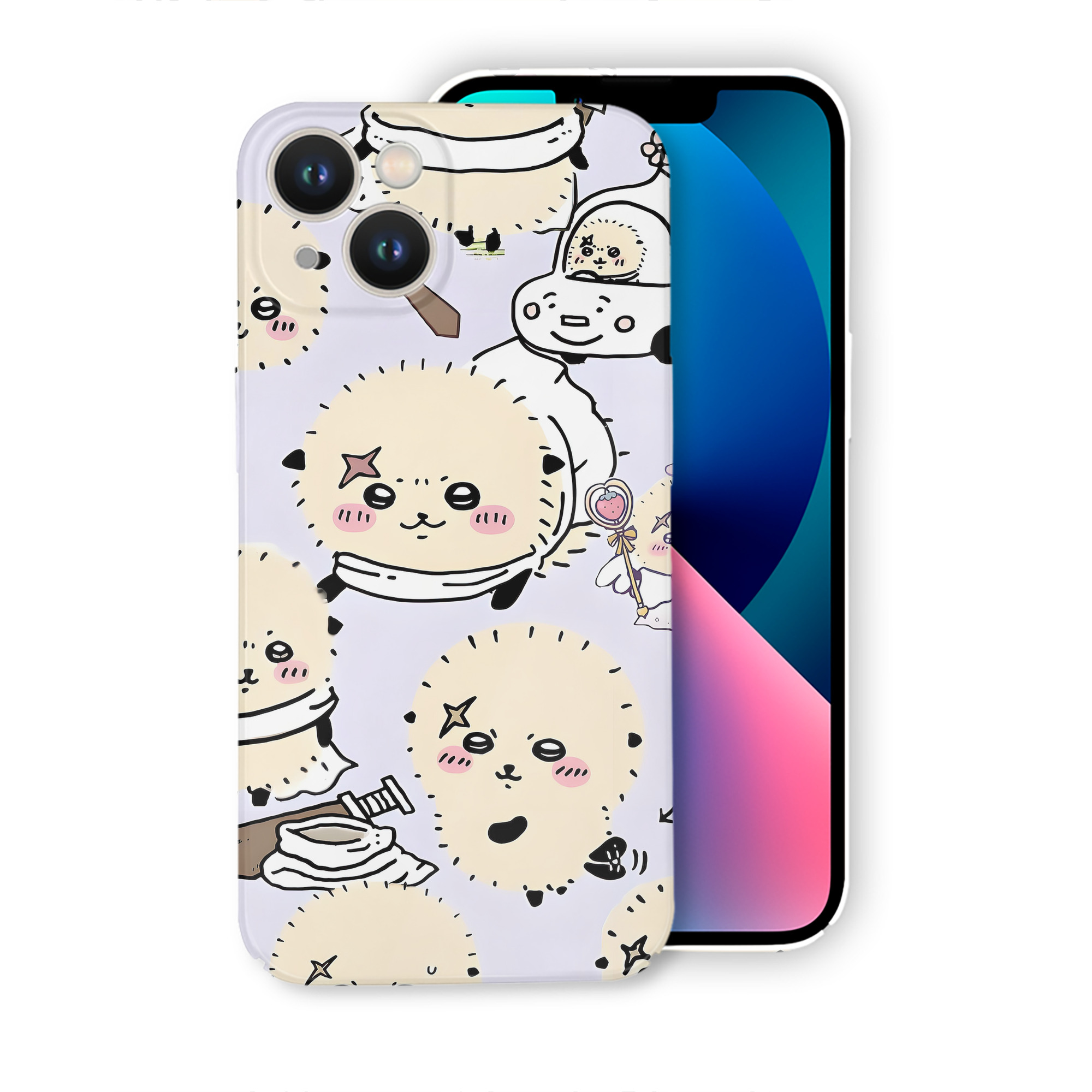 （画像用） ちいかわ Chii-kawa 【iPhone 14シリーズ対応】ハードケース