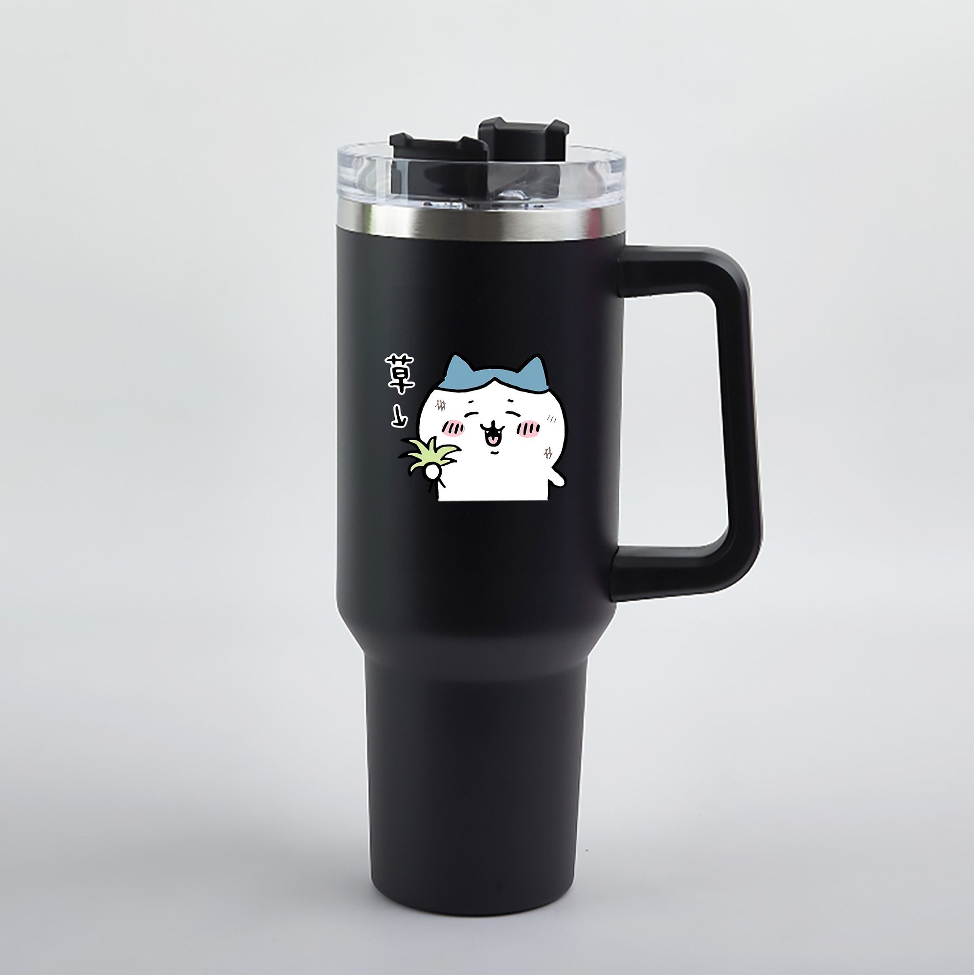 （画像用） ちいかわ ハチワレ Chii-kawa hachiware 1200mL車用タンブラー（カラープリント）