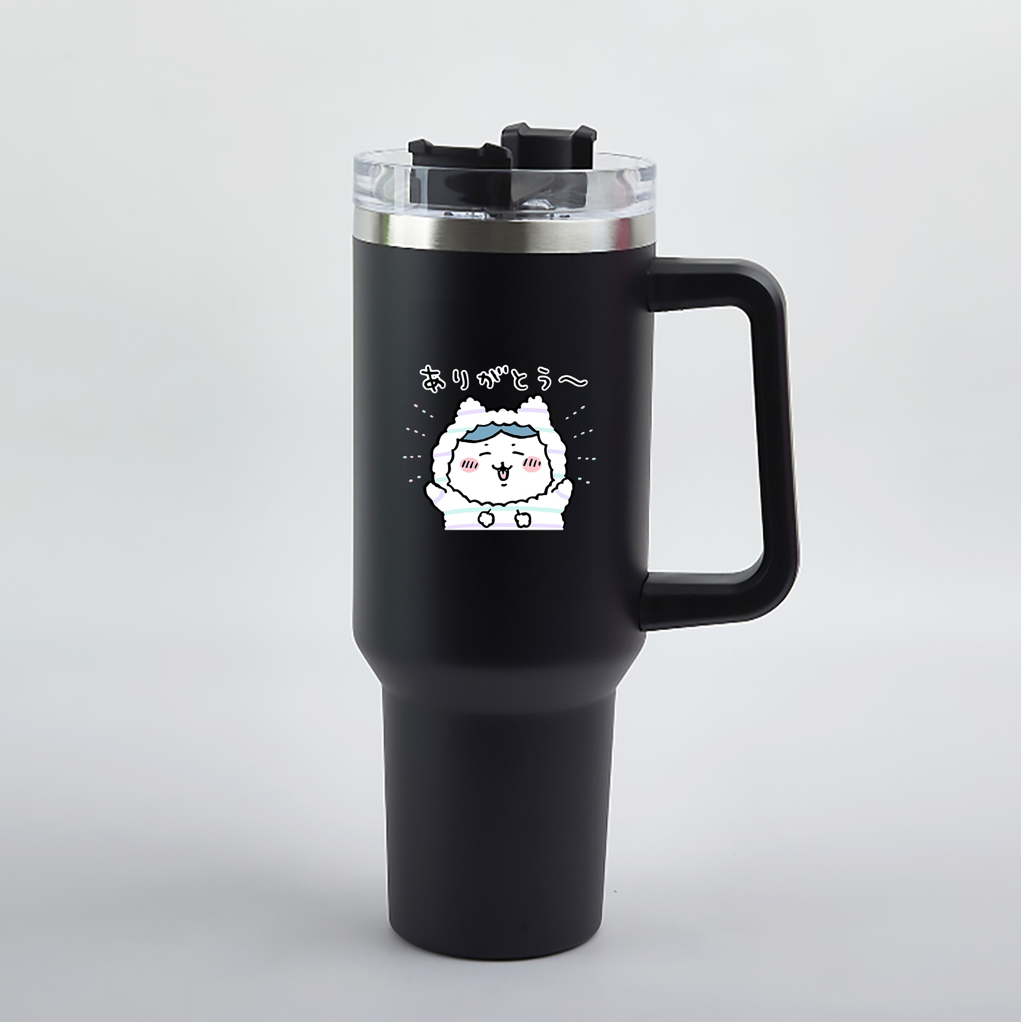 （画像用） ちいかわ ハチワレ Chii-kawa hachiware 1200mL車用タンブラー（カラープリント）