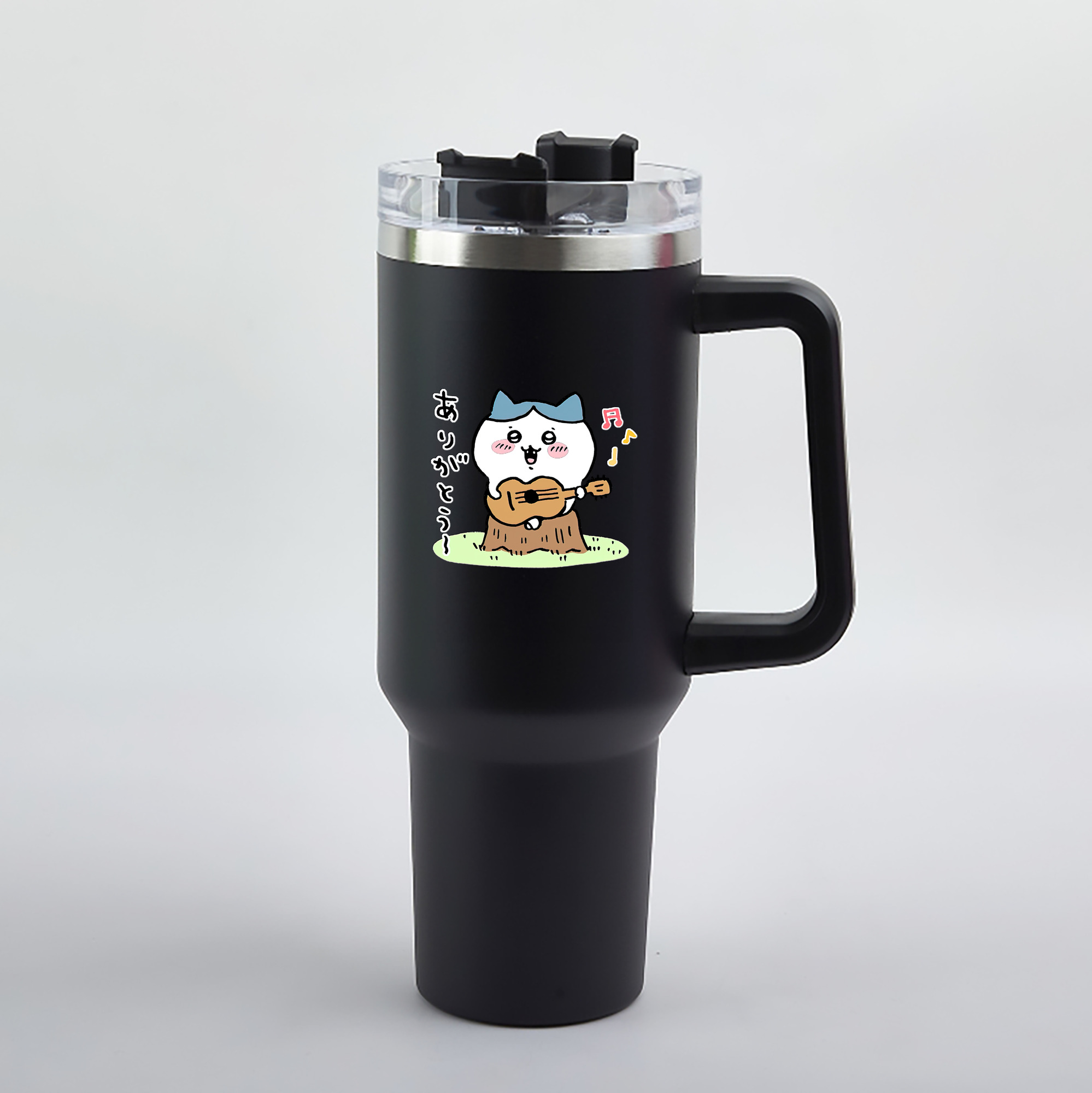 （画像用） ちいかわ ハチワレ Chii-kawa hachiware 1200mL車用タンブラー（カラープリント）