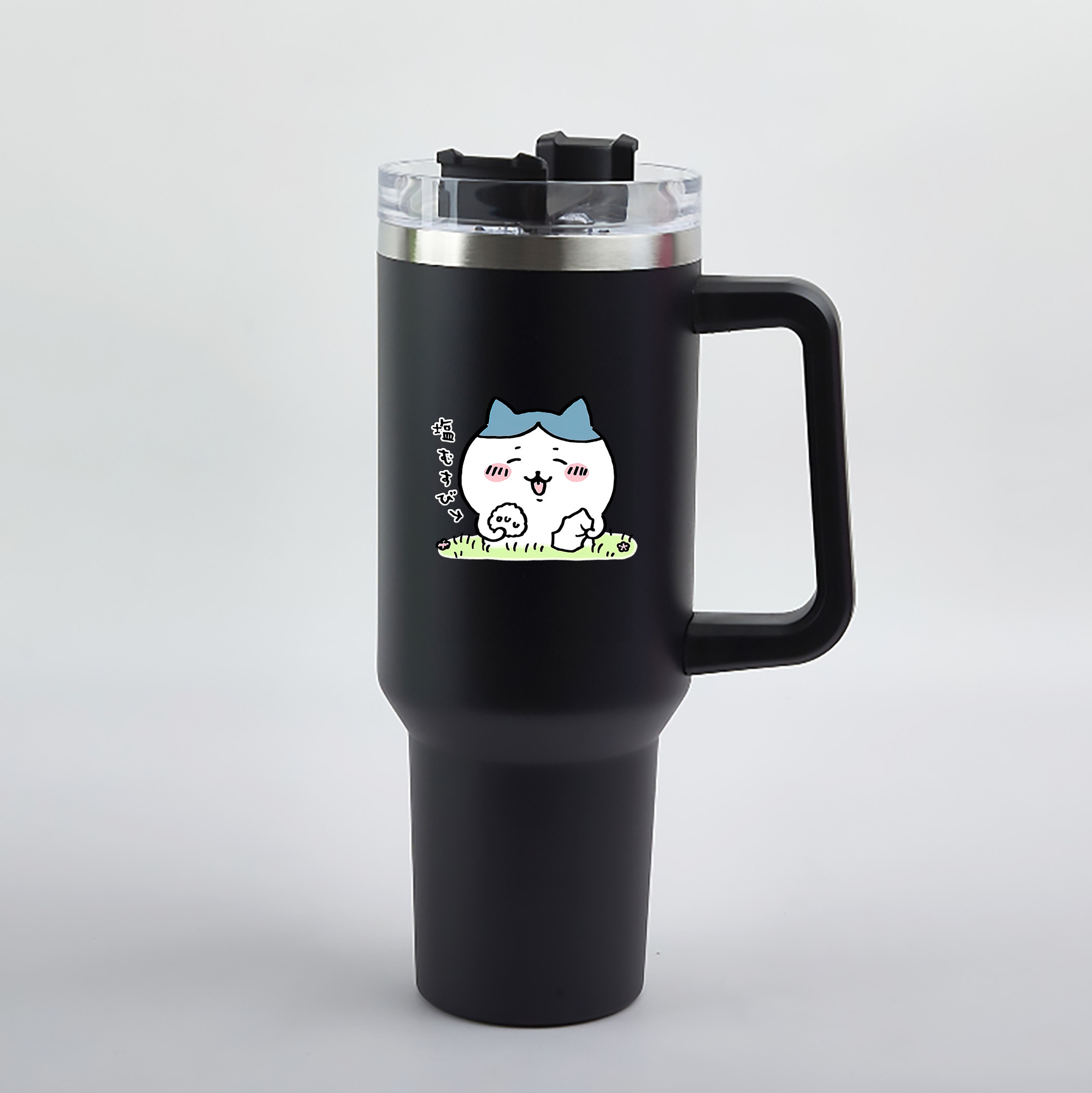 （画像用） ちいかわ ハチワレ Chii-kawa hachiware 1200mL車用タンブラー（カラープリント）