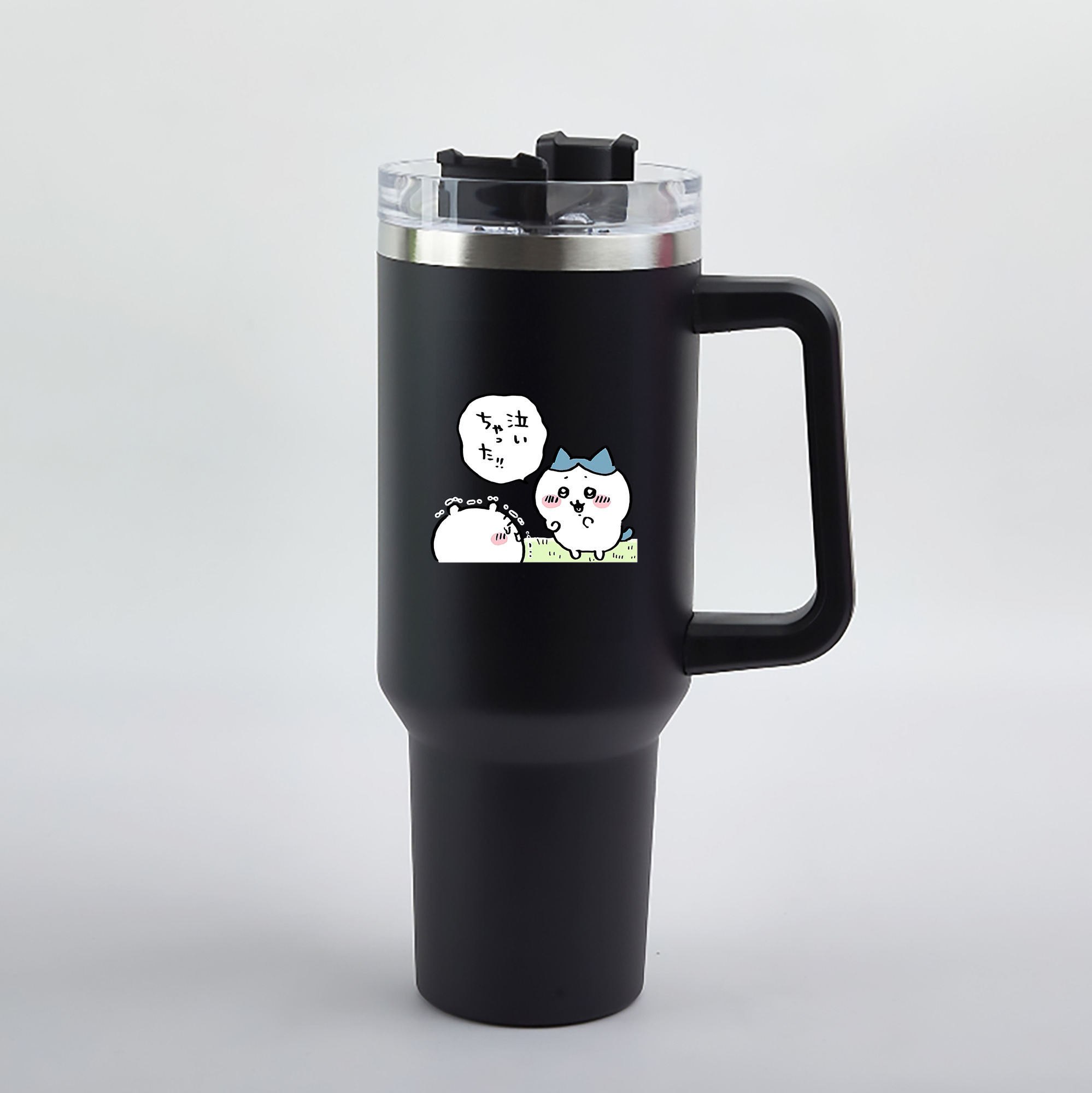 （画像用） ちいかわ ハチワレ Chii-kawa hachiware 1200mL車用タンブラー（カラープリント）