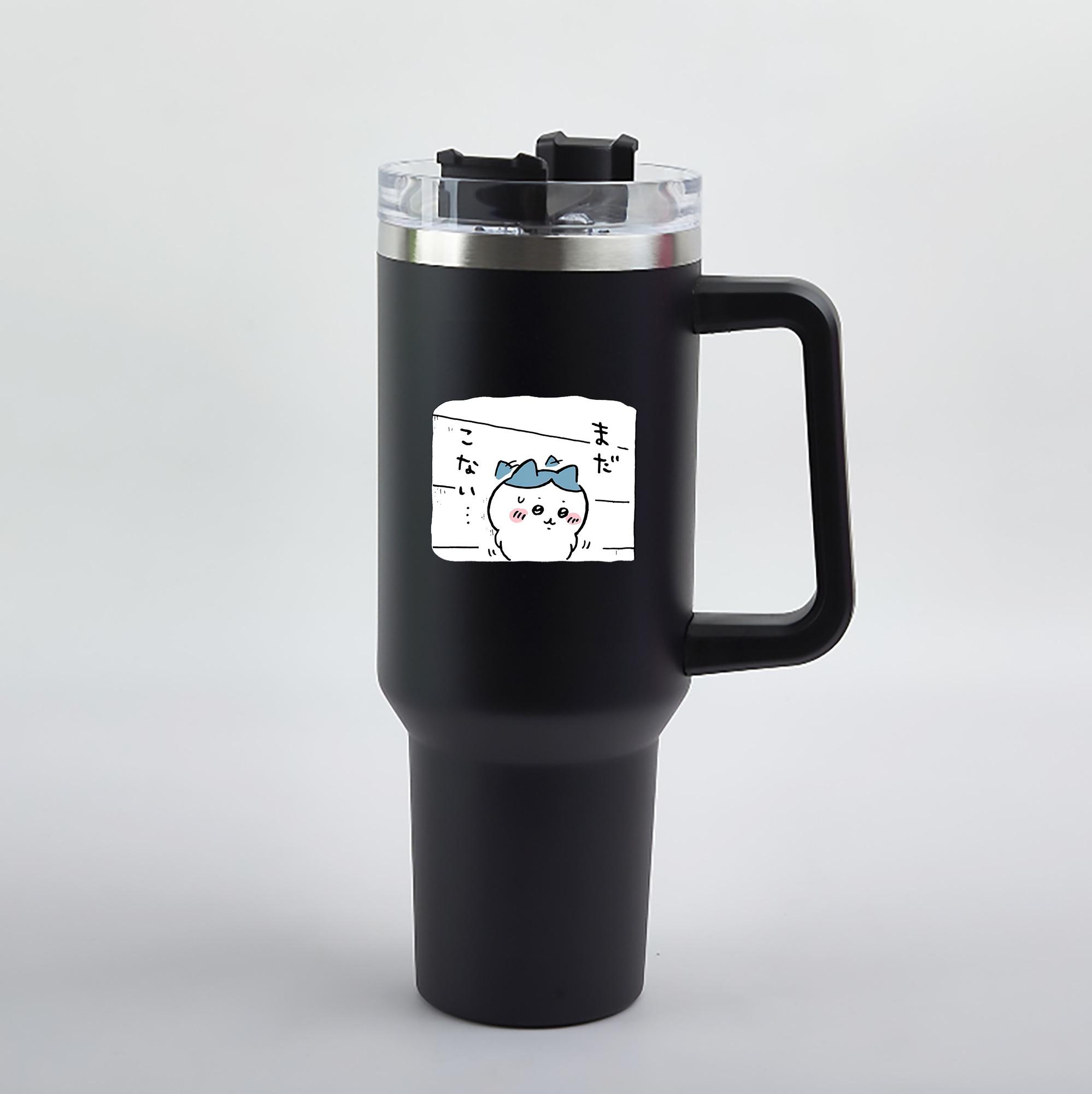 （画像用） ちいかわ ハチワレ Chii-kawa hachiware 1200mL車用タンブラー（カラープリント）