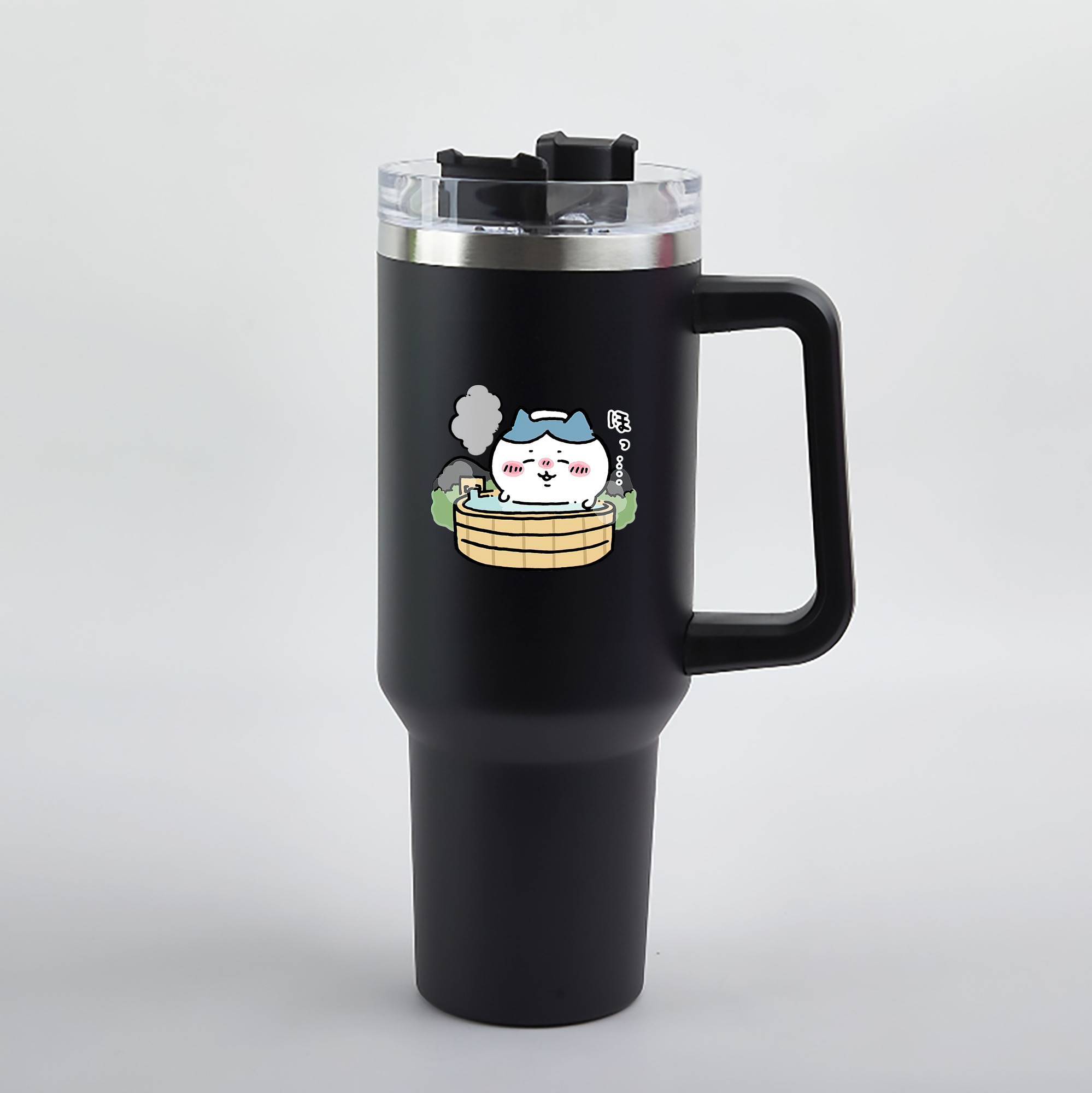 （画像用） ちいかわ ハチワレ Chii-kawa hachiware 1200mL車用タンブラー（カラープリント）