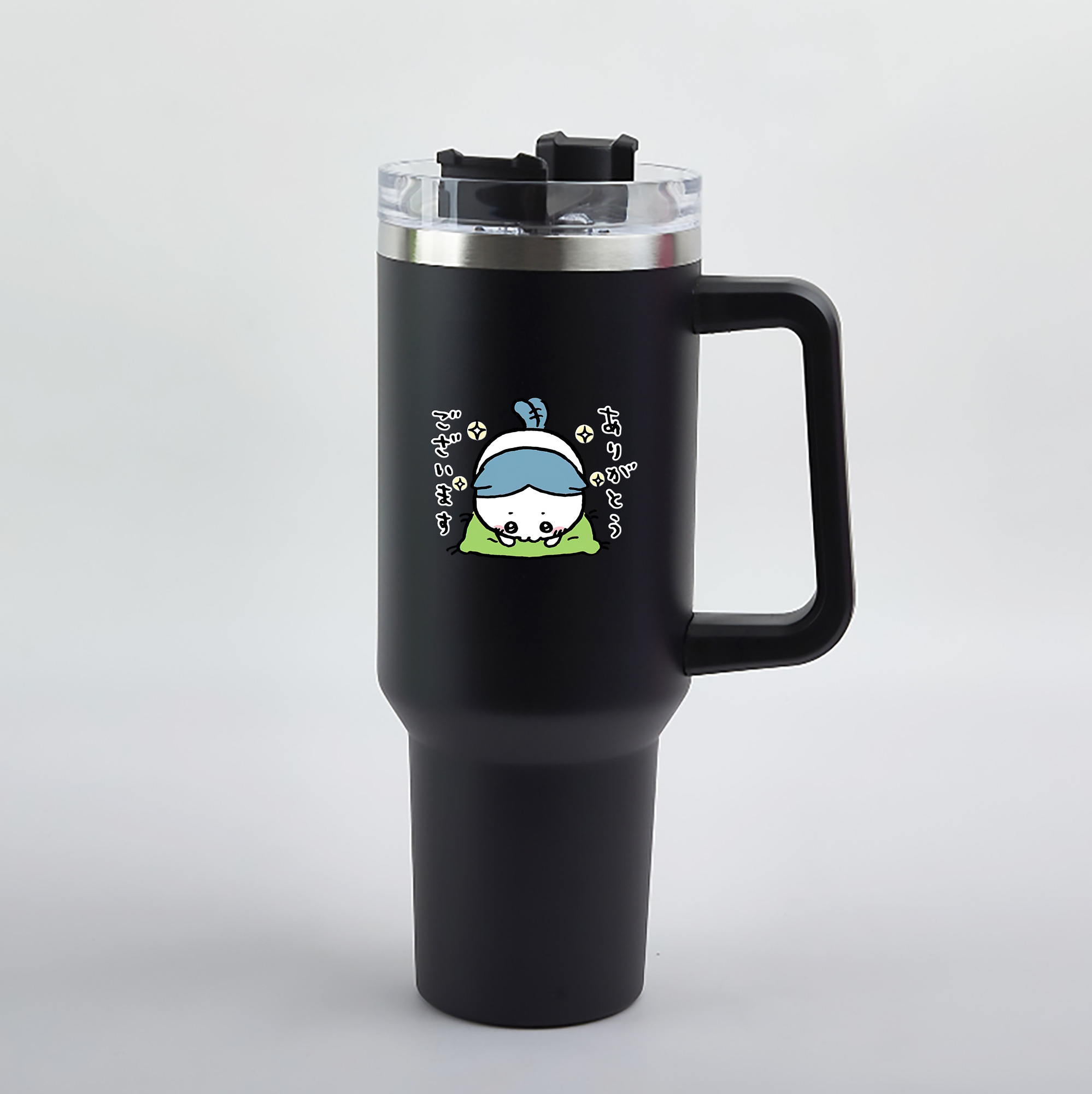 （画像用） ちいかわ ハチワレ Chii-kawa hachiware 1200mL車用タンブラー（カラープリント）