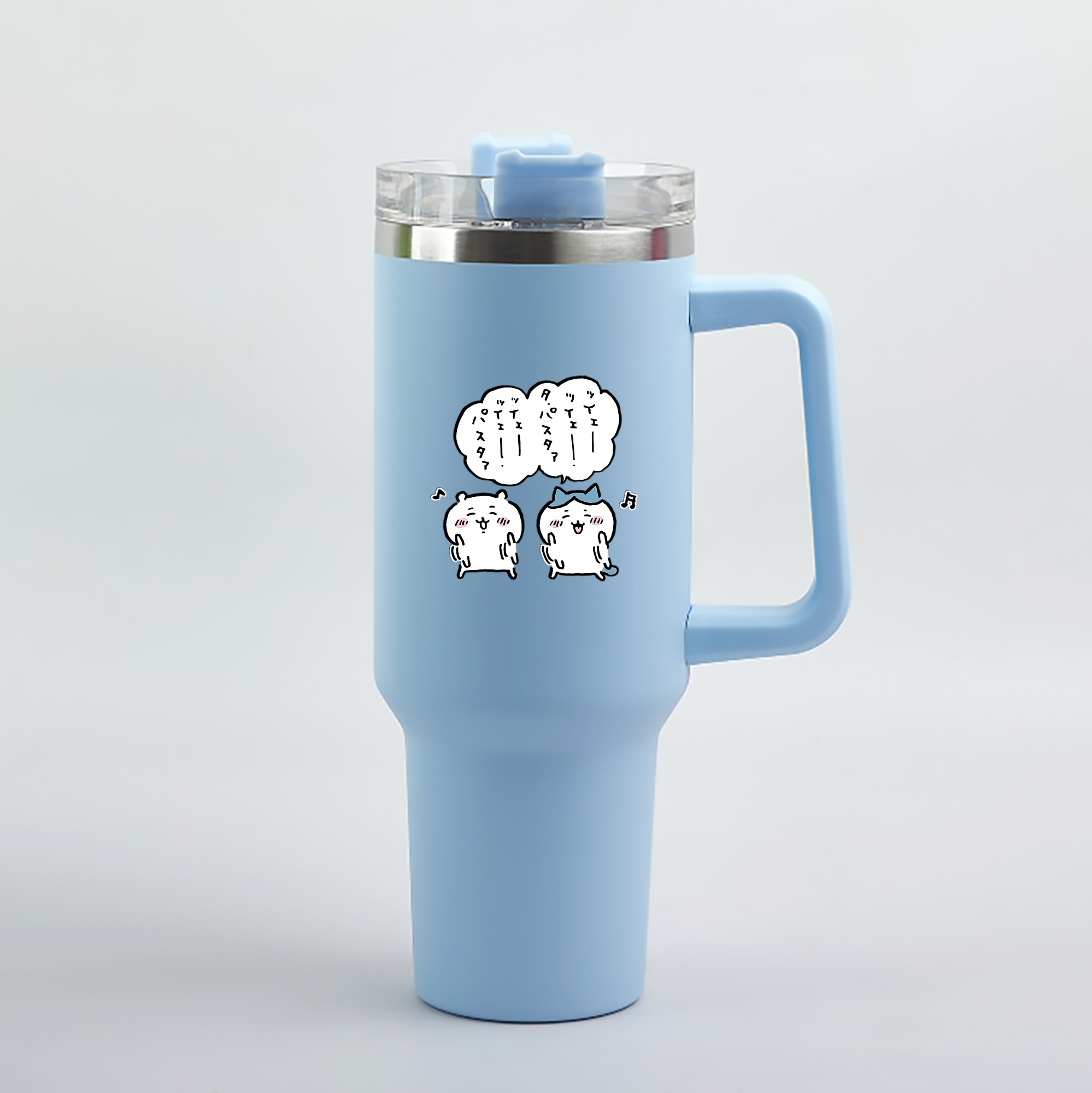 （画像用） ちいかわ ハチワレ Chii-kawa hachiware 1200mL車用タンブラー（カラープリント）