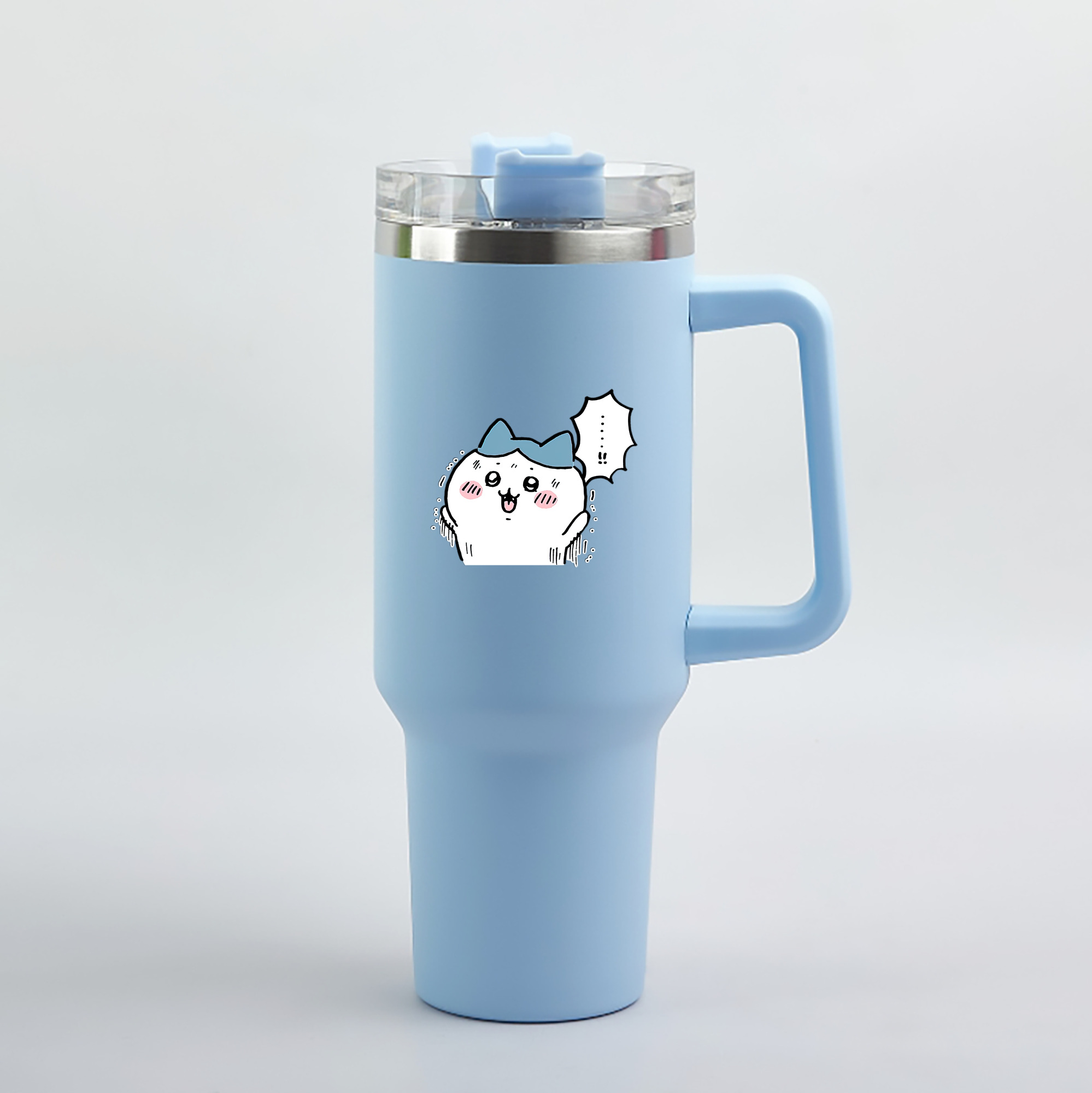 （画像用） ちいかわ ハチワレ Chii-kawa hachiware 1200mL車用タンブラー（カラープリント）