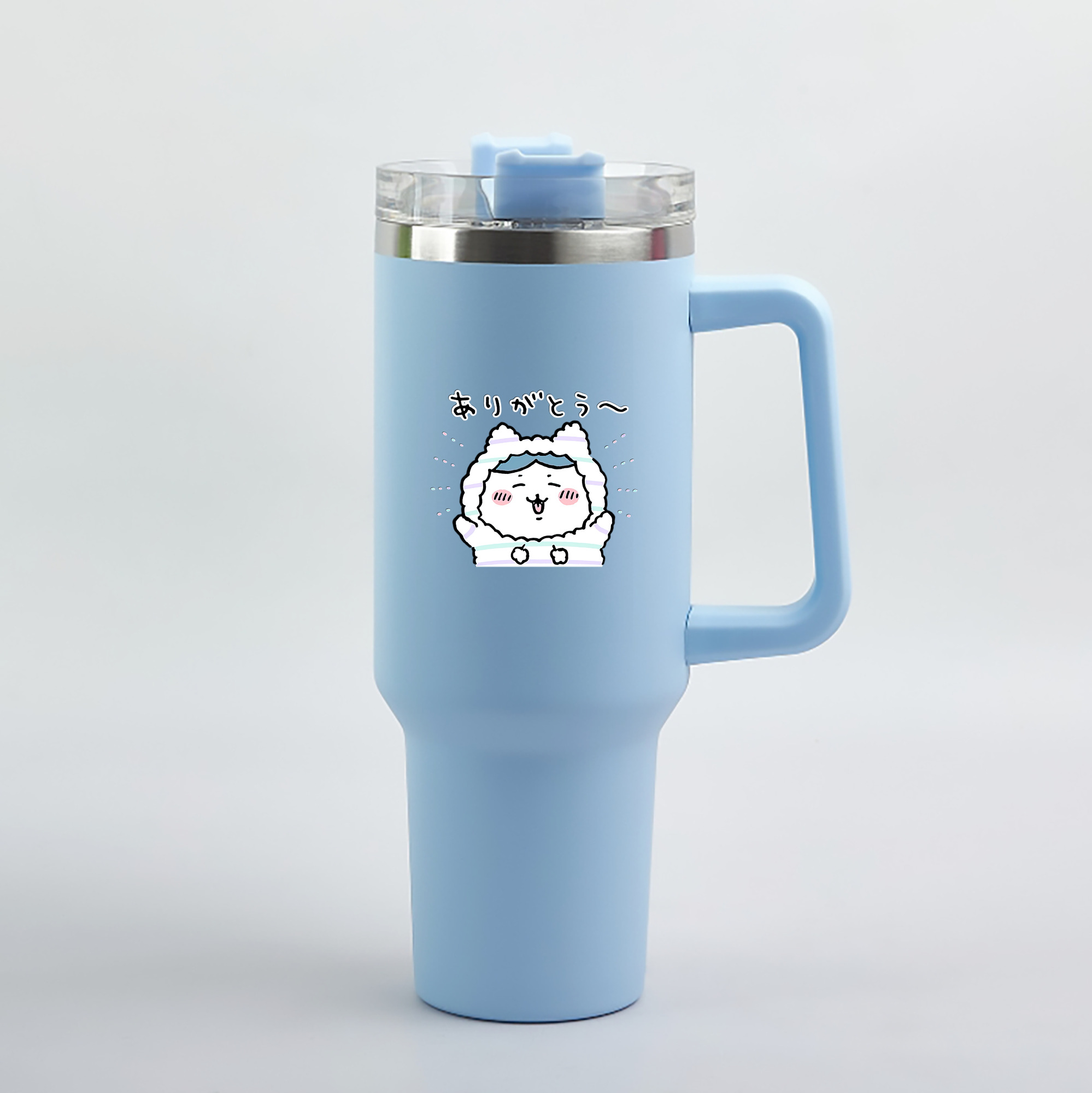 （画像用） ちいかわ ハチワレ Chii-kawa hachiware 1200mL車用タンブラー（カラープリント）
