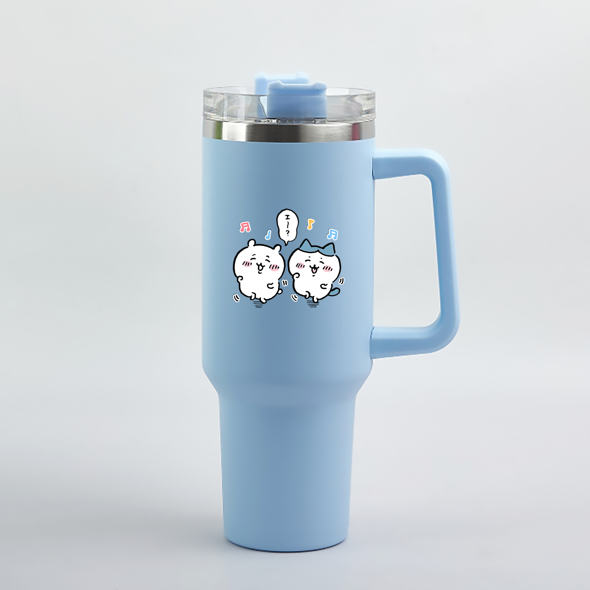 （画像用） ちいかわ ハチワレ Chii-kawa hachiware 1200mL車用タンブラー（カラープリント）