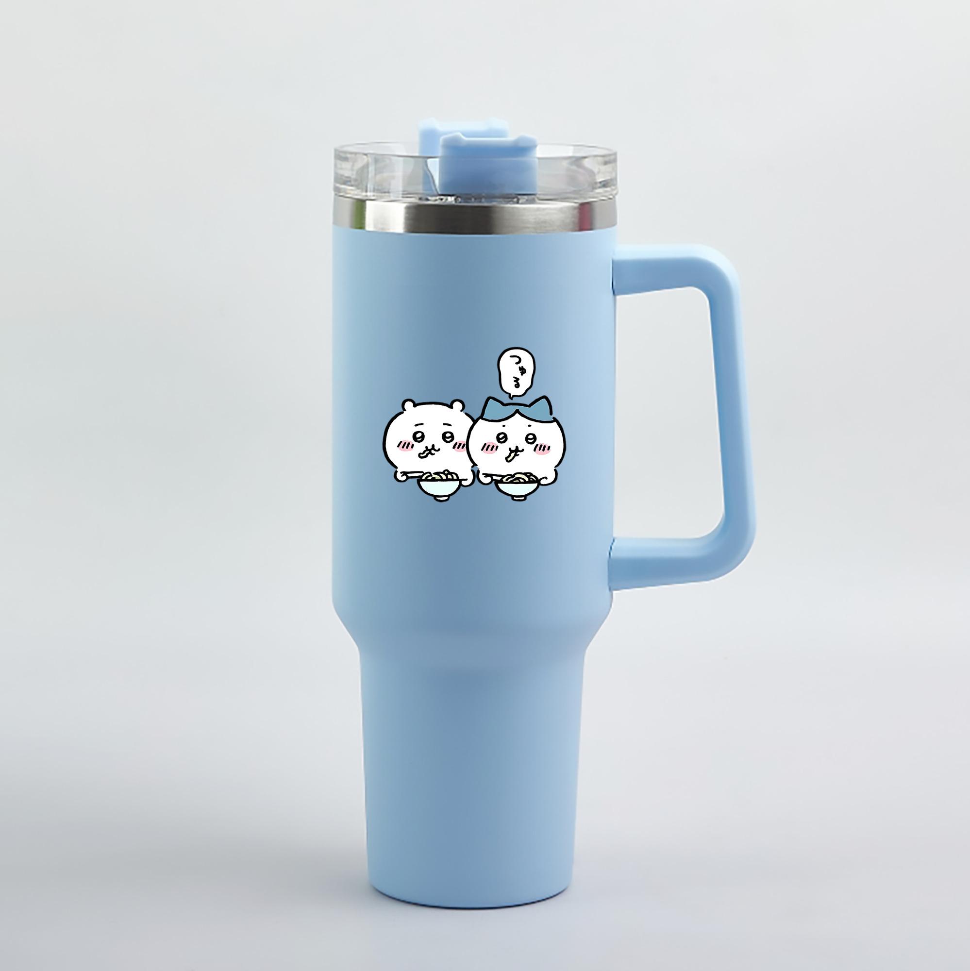 （画像用） ちいかわ ハチワレ Chii-kawa hachiware 1200mL車用タンブラー（カラープリント）