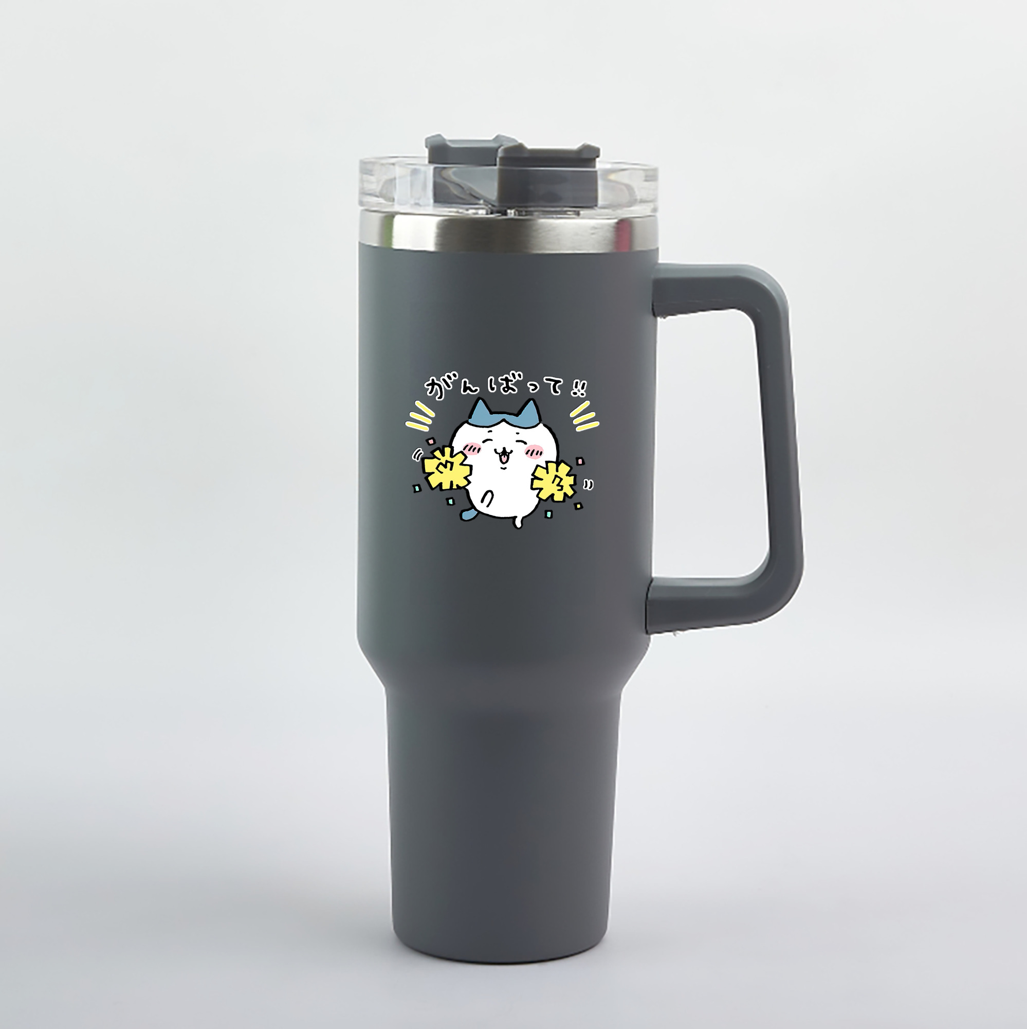 （画像用） ちいかわ ハチワレ Chii-kawa hachiware 1200mL車用タンブラー（カラープリント）