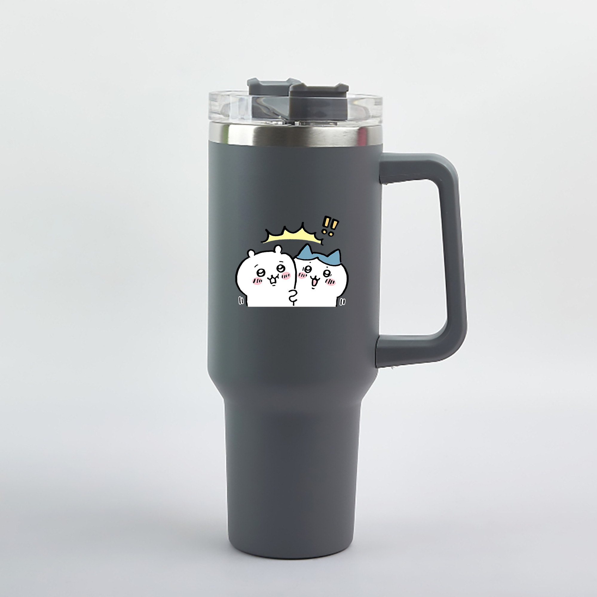 （画像用） ちいかわ ハチワレ Chii-kawa hachiware 1200mL車用タンブラー（カラープリント）
