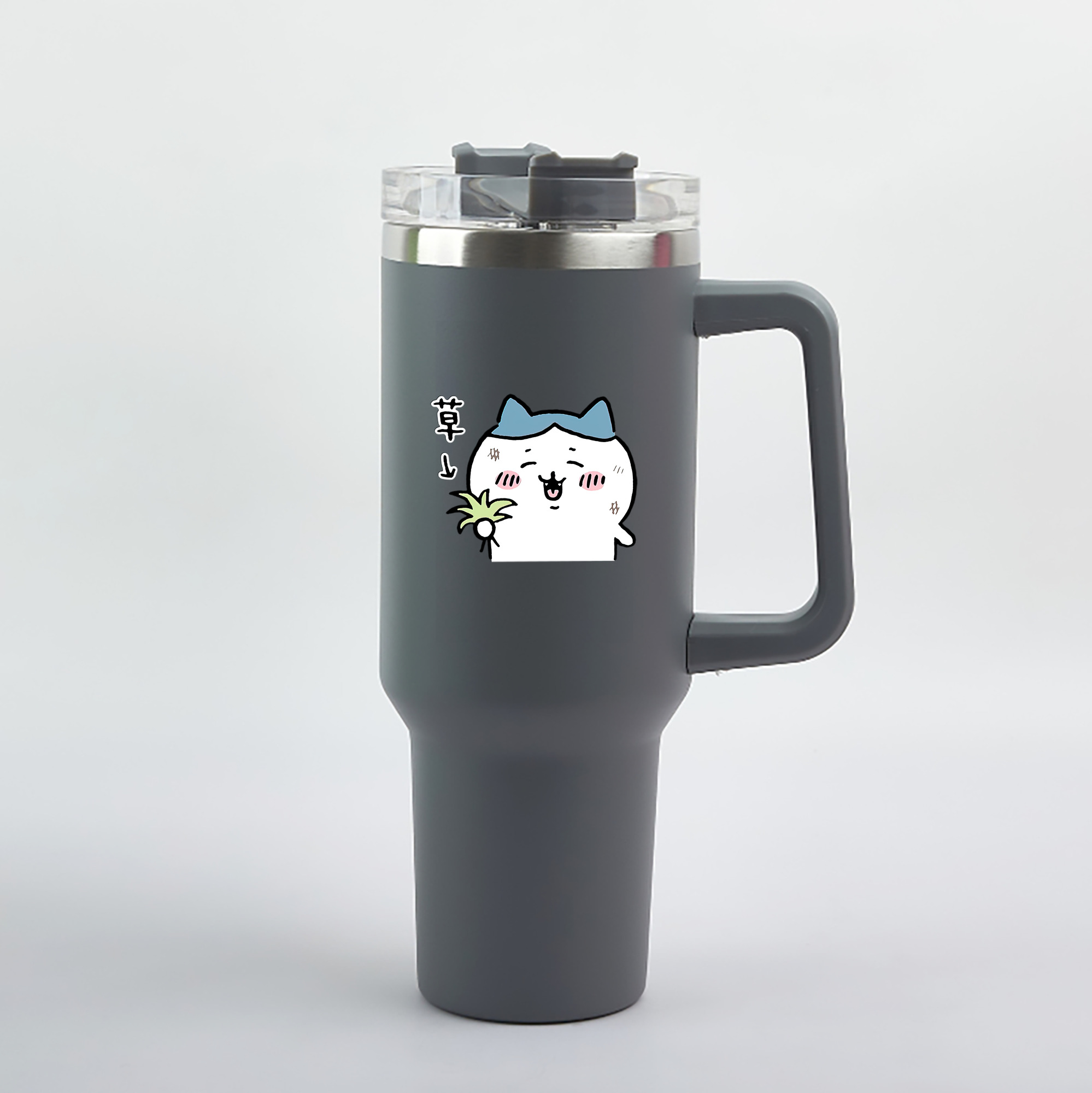（画像用） ちいかわ ハチワレ Chii-kawa hachiware 1200mL車用タンブラー（カラープリント）