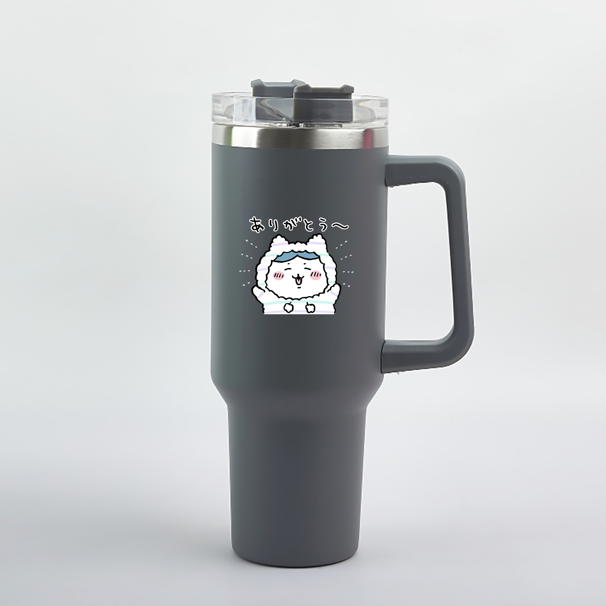 （画像用） ちいかわ ハチワレ Chii-kawa hachiware 1200mL車用タンブラー（カラープリント）