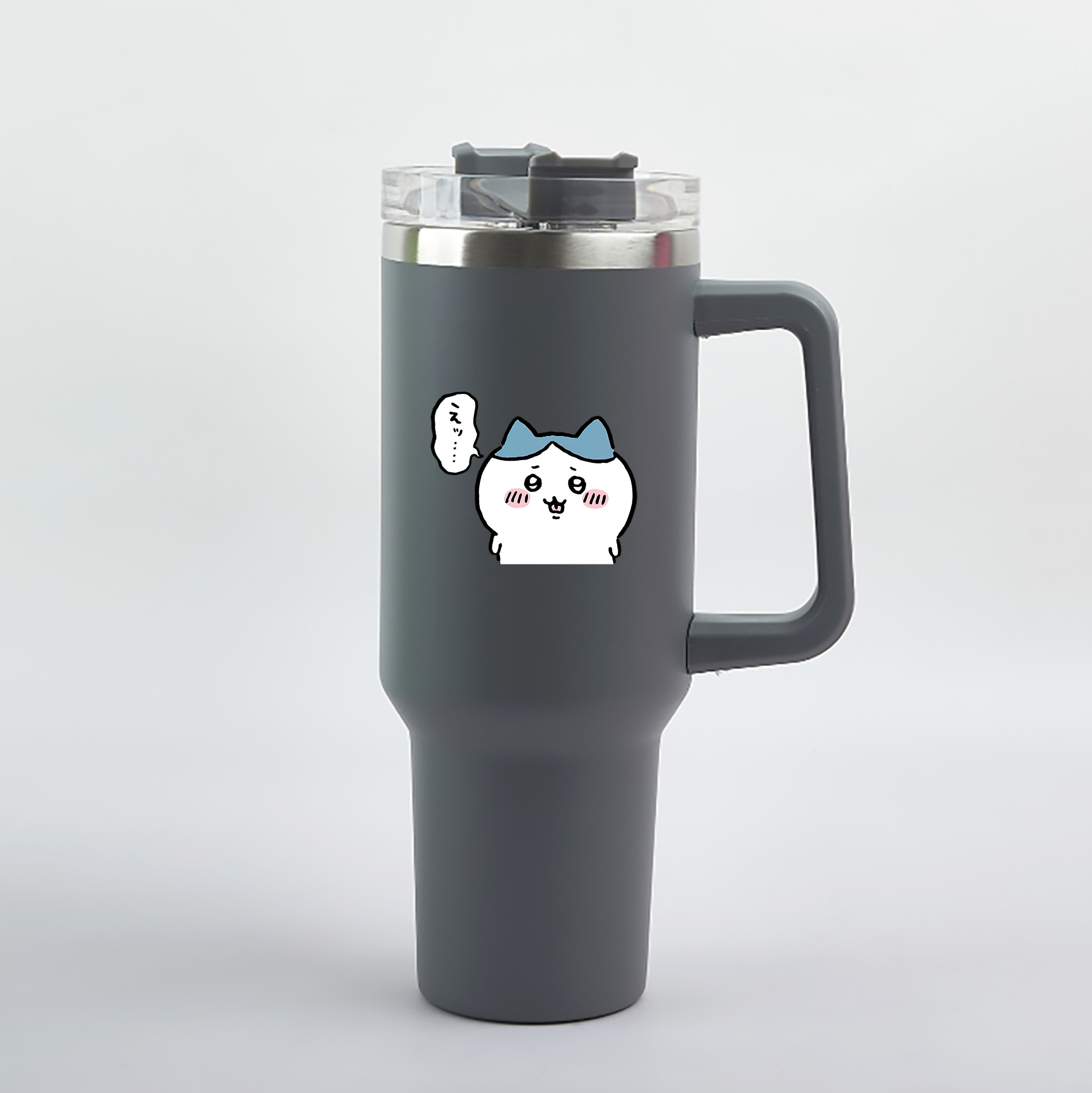 （画像用） ちいかわ ハチワレ Chii-kawa hachiware 1200mL車用タンブラー（カラープリント）