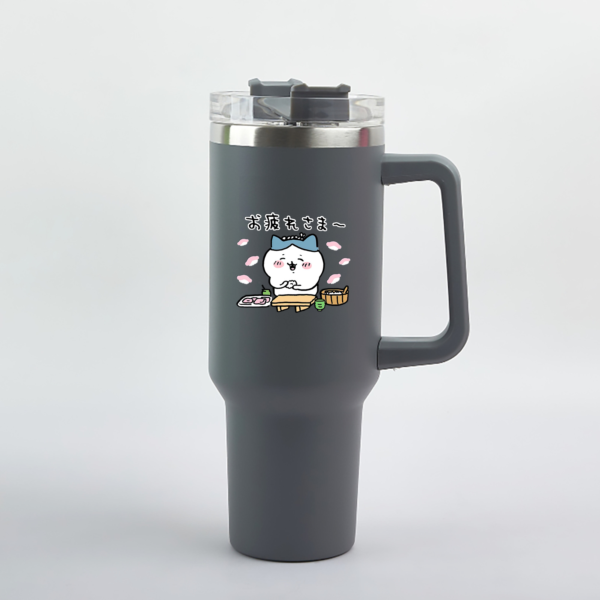 （画像用） ちいかわ ハチワレ Chii-kawa hachiware 1200mL車用タンブラー（カラープリント）