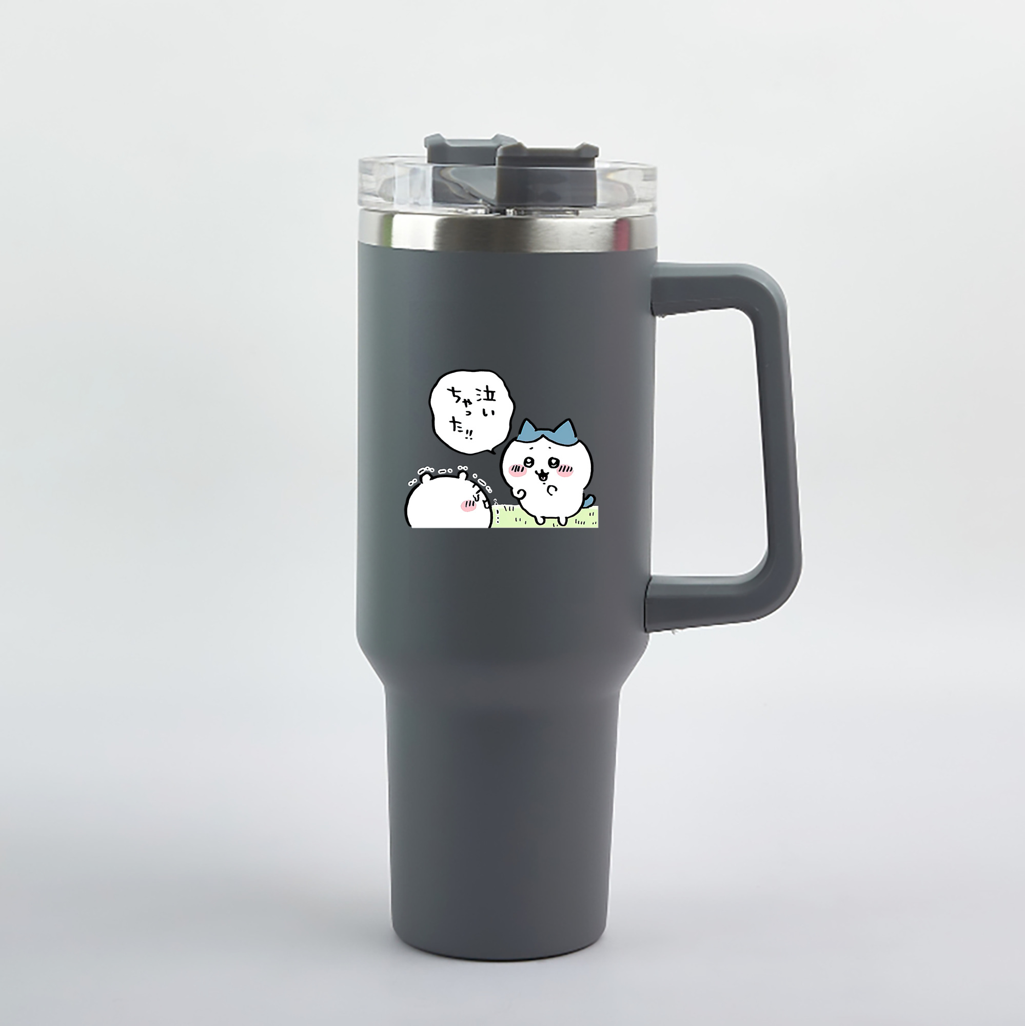（画像用） ちいかわ ハチワレ Chii-kawa hachiware 1200mL車用タンブラー（カラープリント）