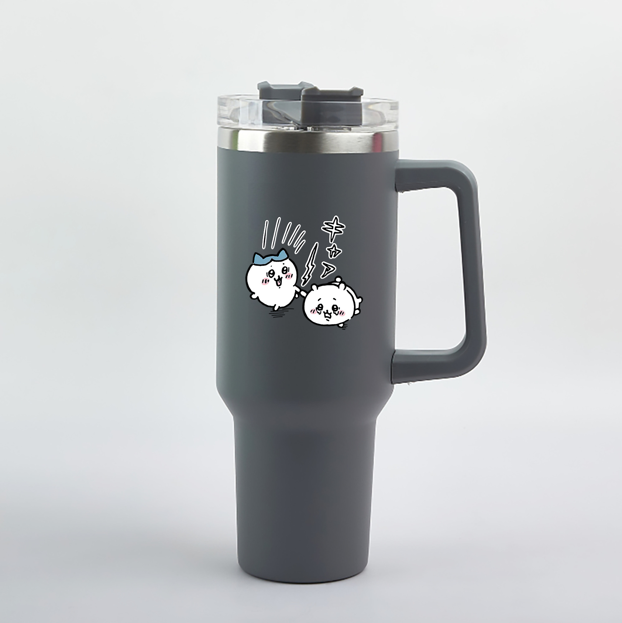 （画像用） ちいかわ ハチワレ Chii-kawa hachiware 1200mL車用タンブラー（カラープリント）
