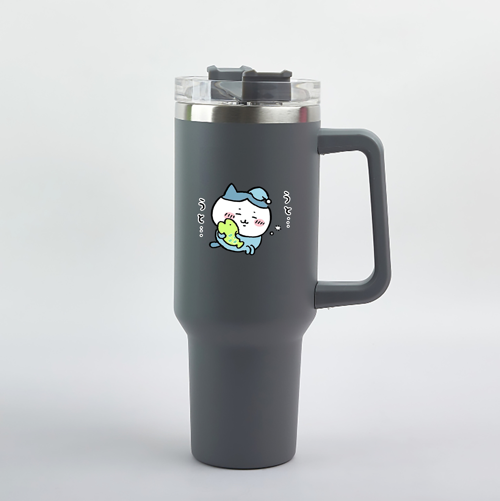 （画像用） ちいかわ ハチワレ Chii-kawa hachiware 1200mL車用タンブラー（カラープリント）