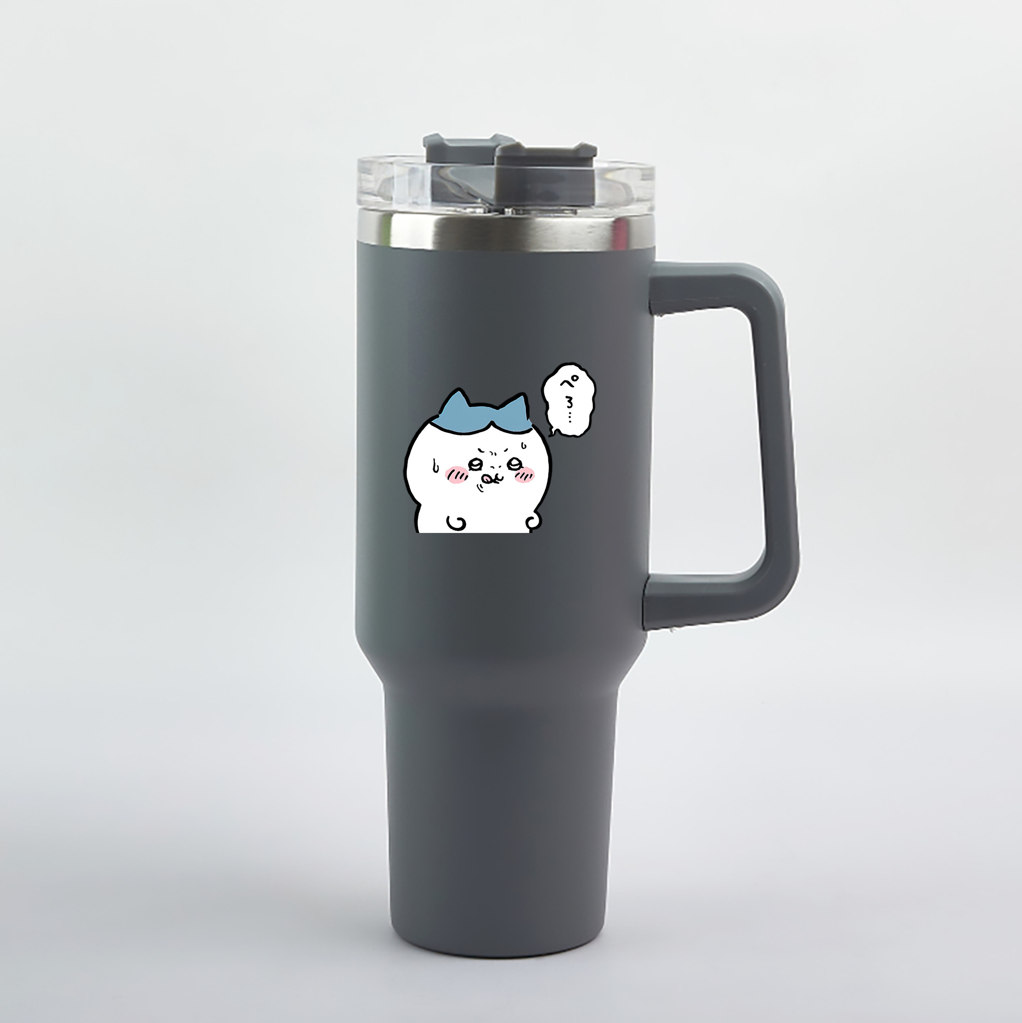 （画像用） ちいかわ ハチワレ Chii-kawa hachiware 1200mL車用タンブラー（カラープリント）