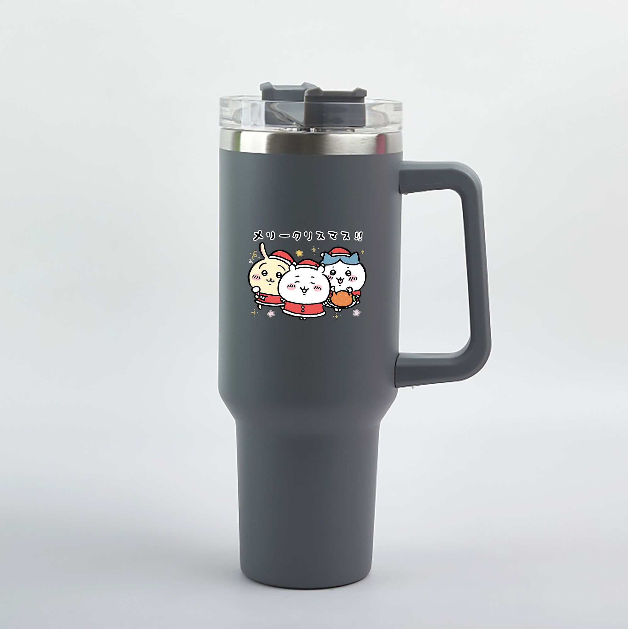 （画像用） ちいかわ ハチワレ Chii-kawa hachiware 1200mL車用タンブラー（カラープリント）