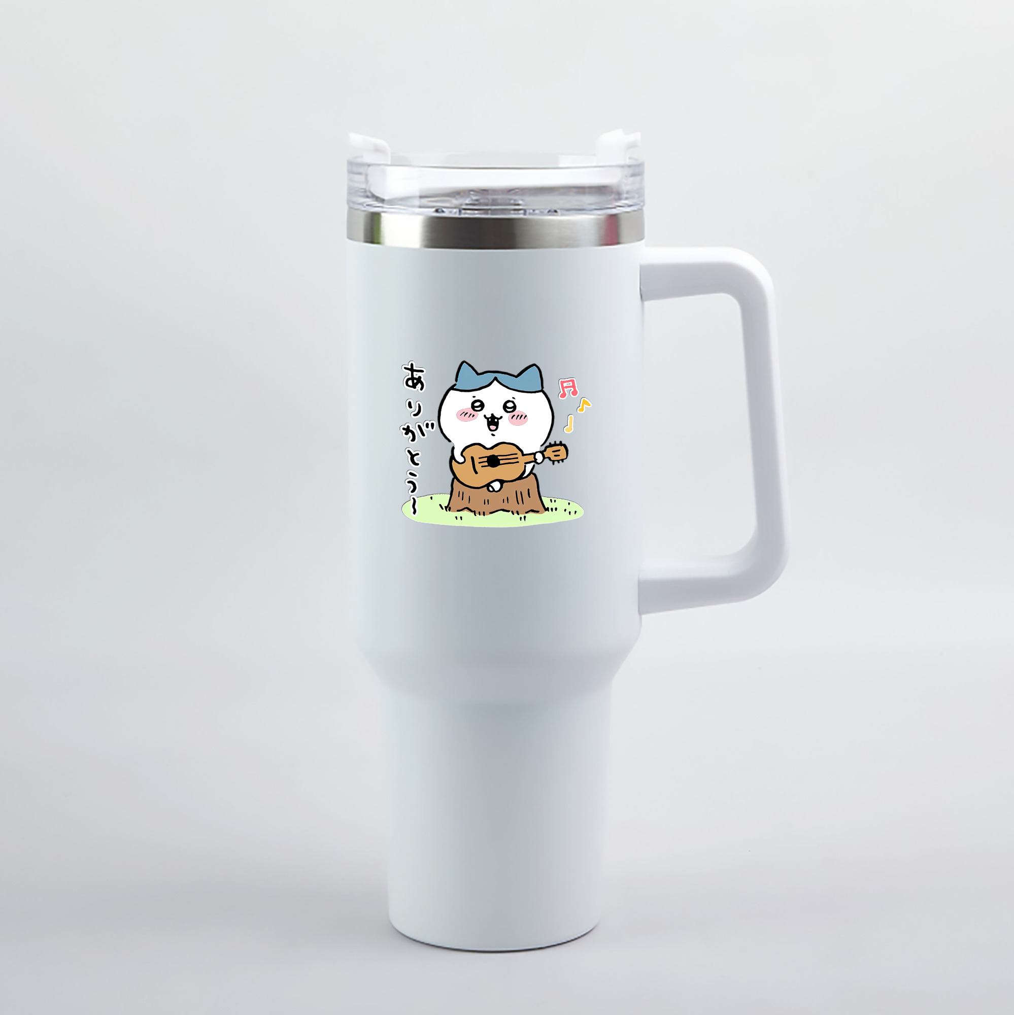（画像用） ちいかわ ハチワレ Chii-kawa hachiware 1200mL車用タンブラー（カラープリント）
