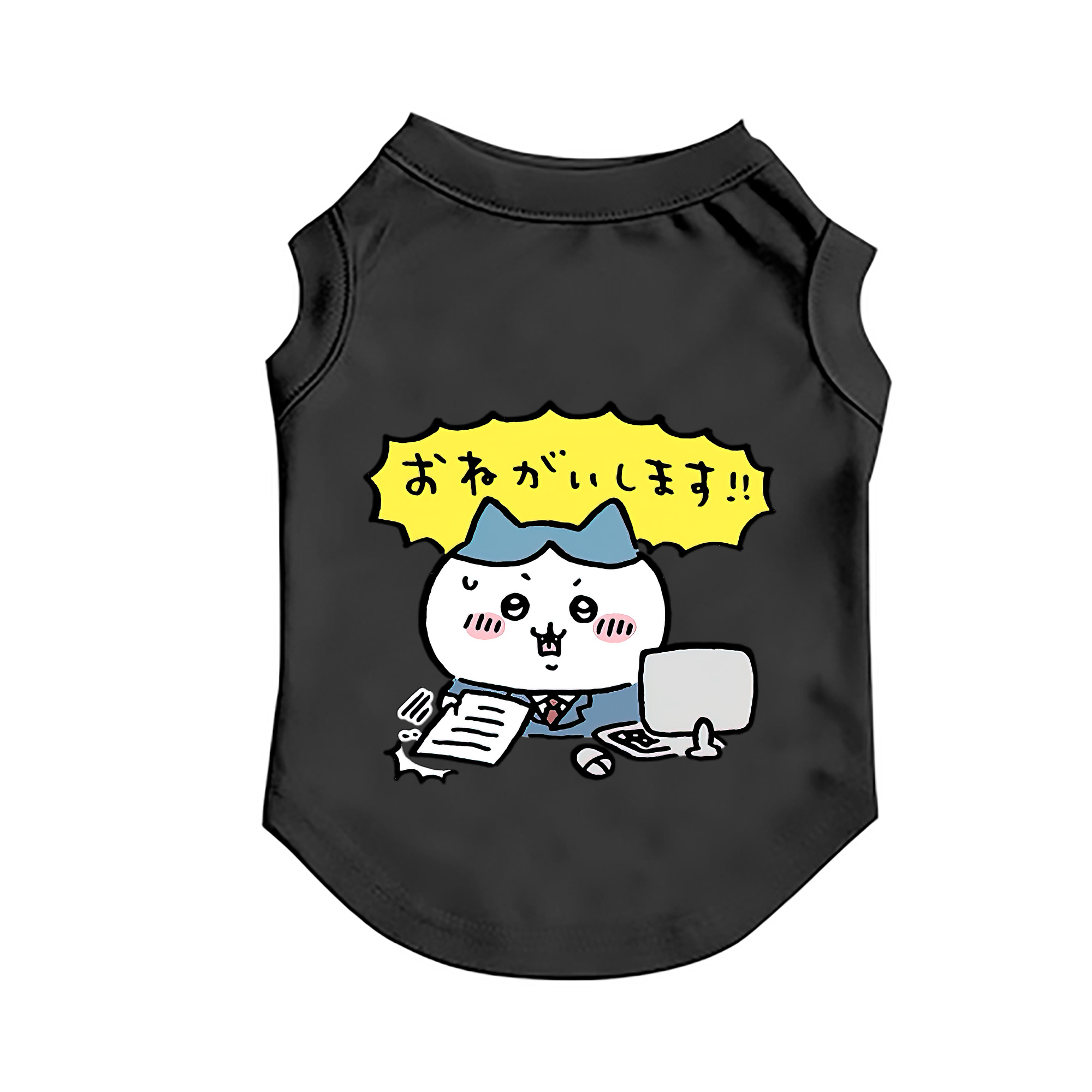 （画像用） ちいかわ ハチワレ Chii-kawa hachiware ペット用ベスト