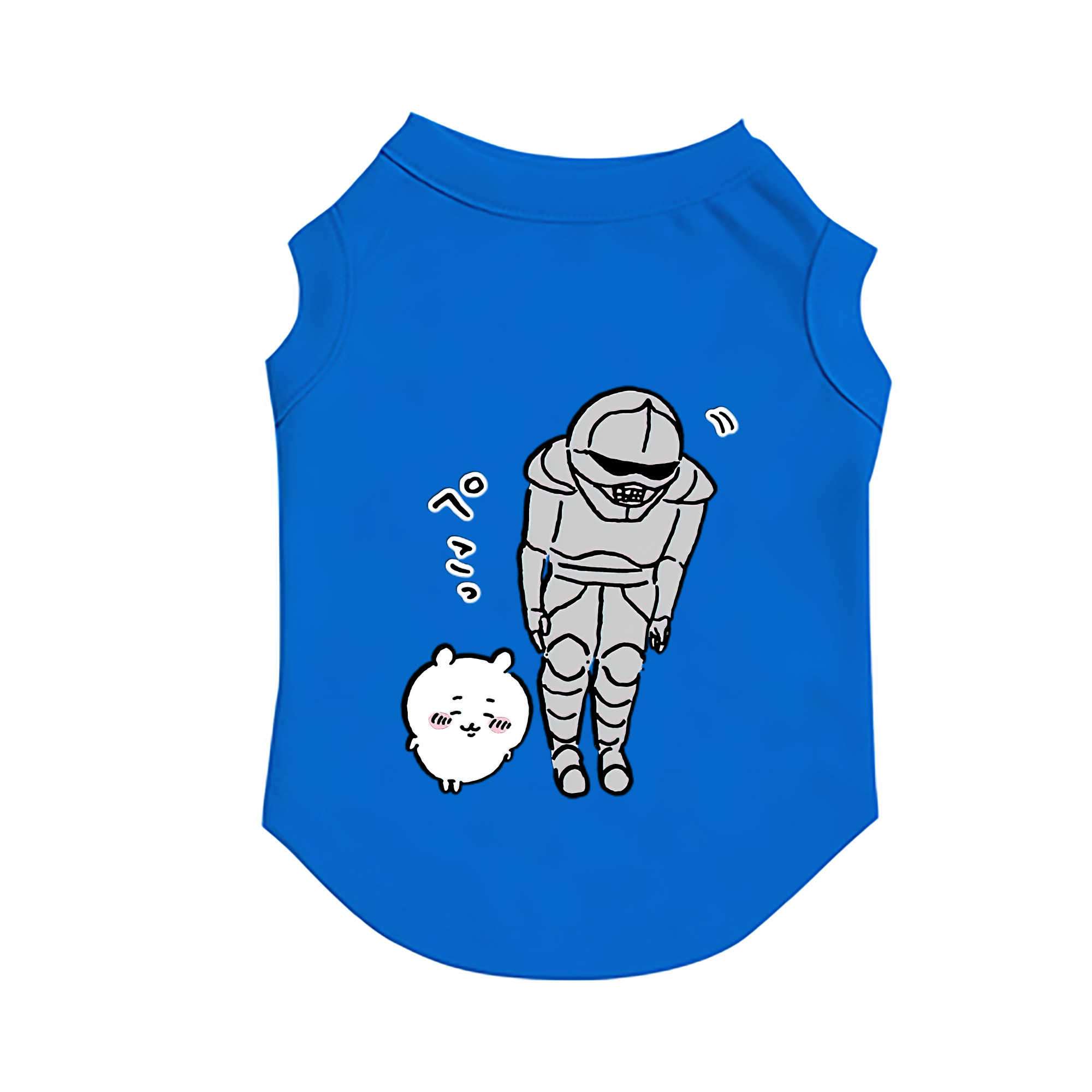 （画像用） ちいかわ 労働の鎧さん Chii-kawa Mr. Armor of Labor ペット用ベスト
