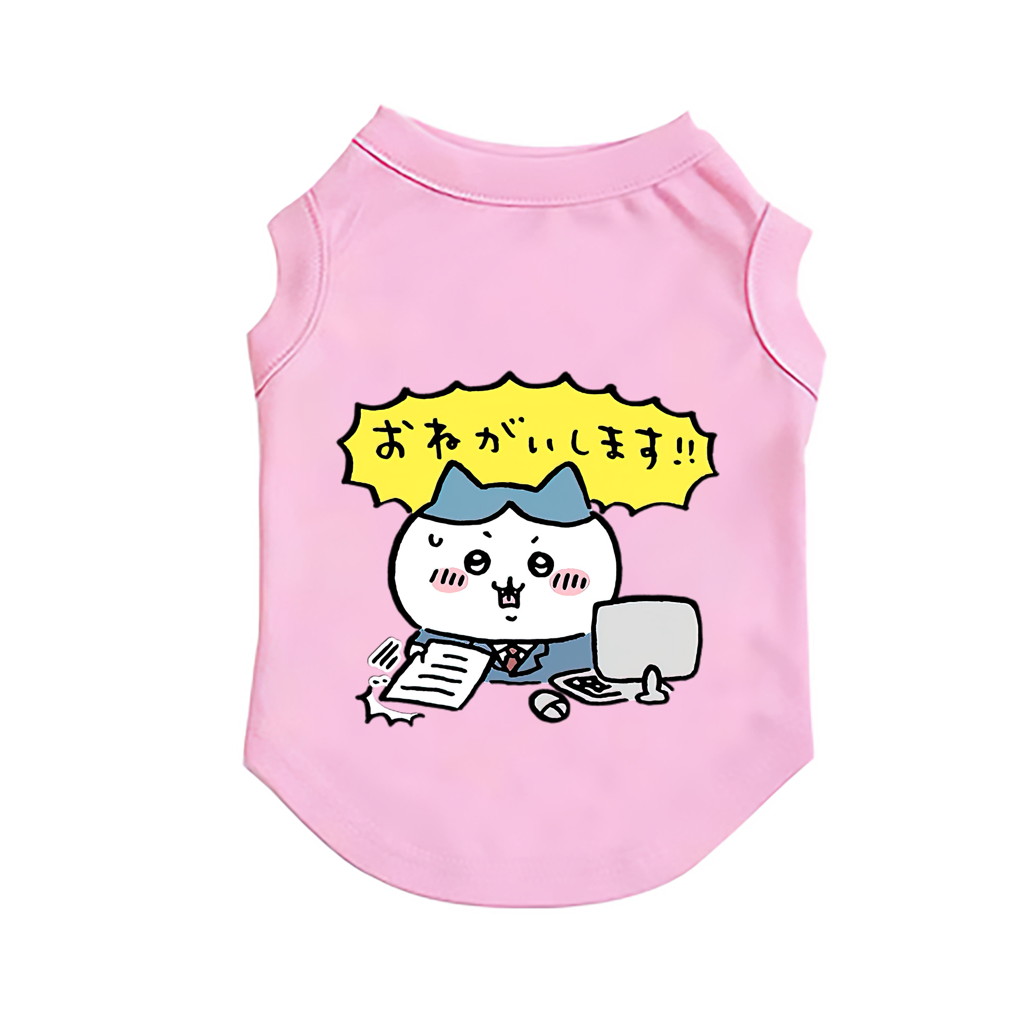 （画像用） ちいかわ ハチワレ Chii-kawa hachiware ペット用ベスト