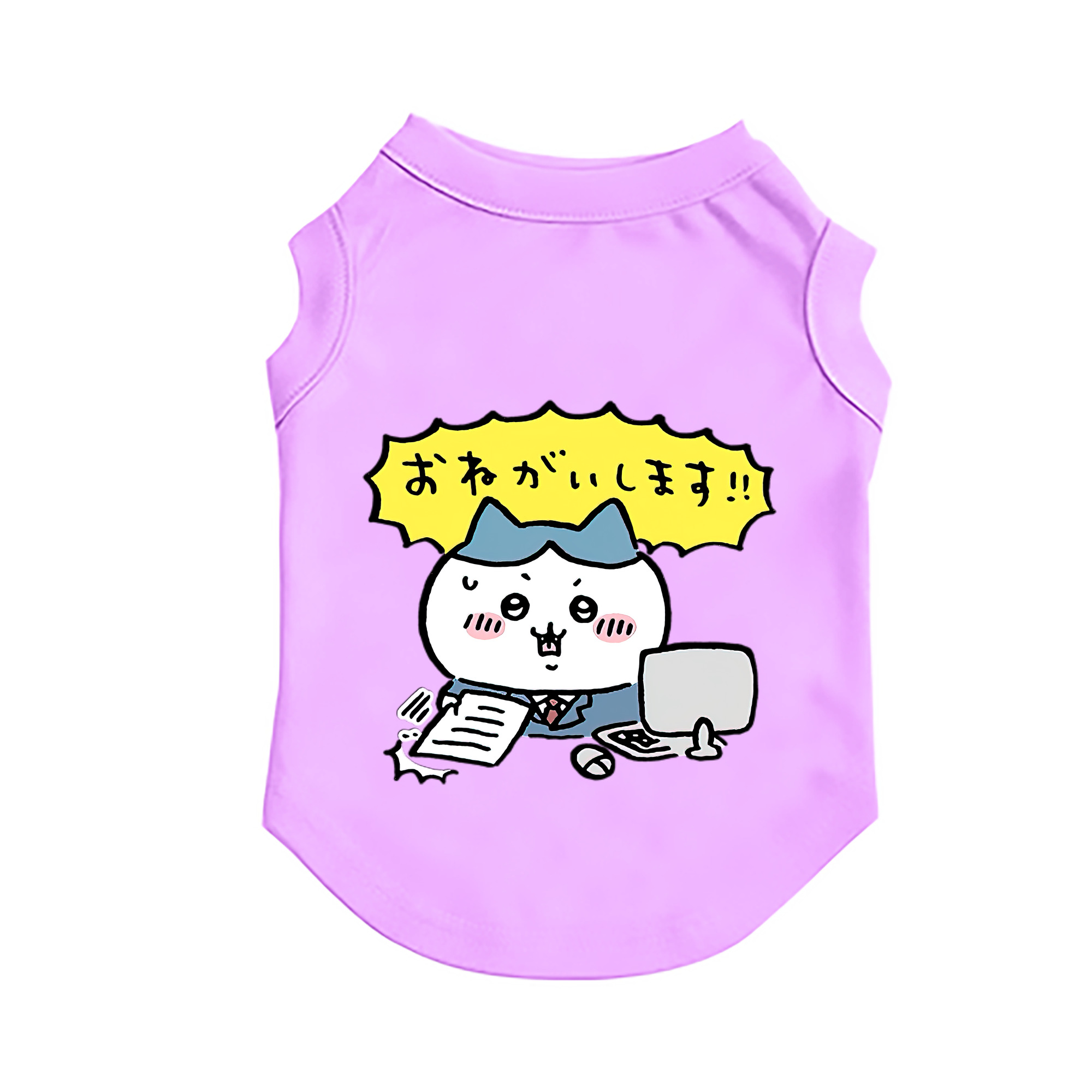 （画像用） ちいかわ ハチワレ Chii-kawa hachiware ペット用ベスト