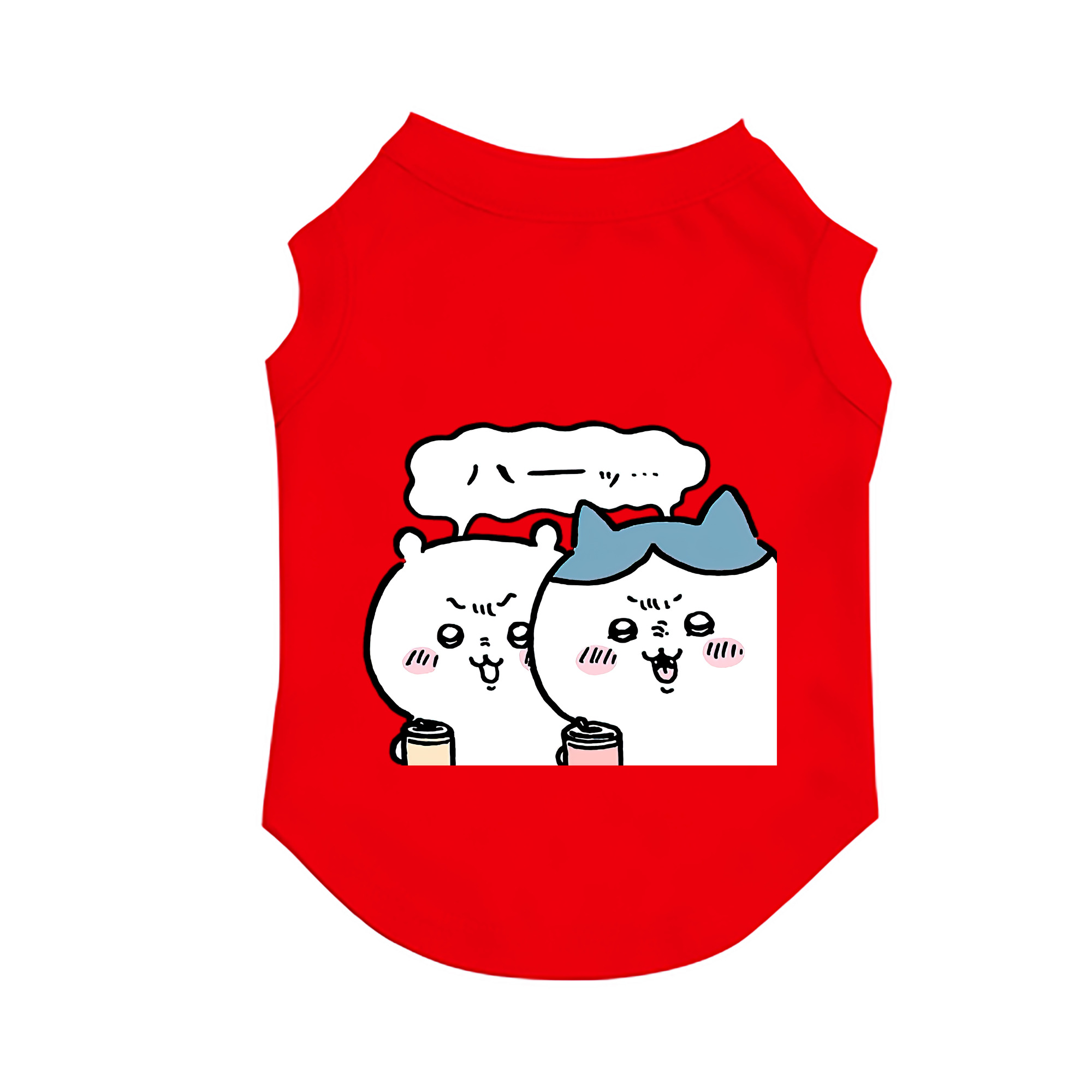 （画像用） ちいかわ ハチワレ Chii-kawa hachiware ペット用ベスト