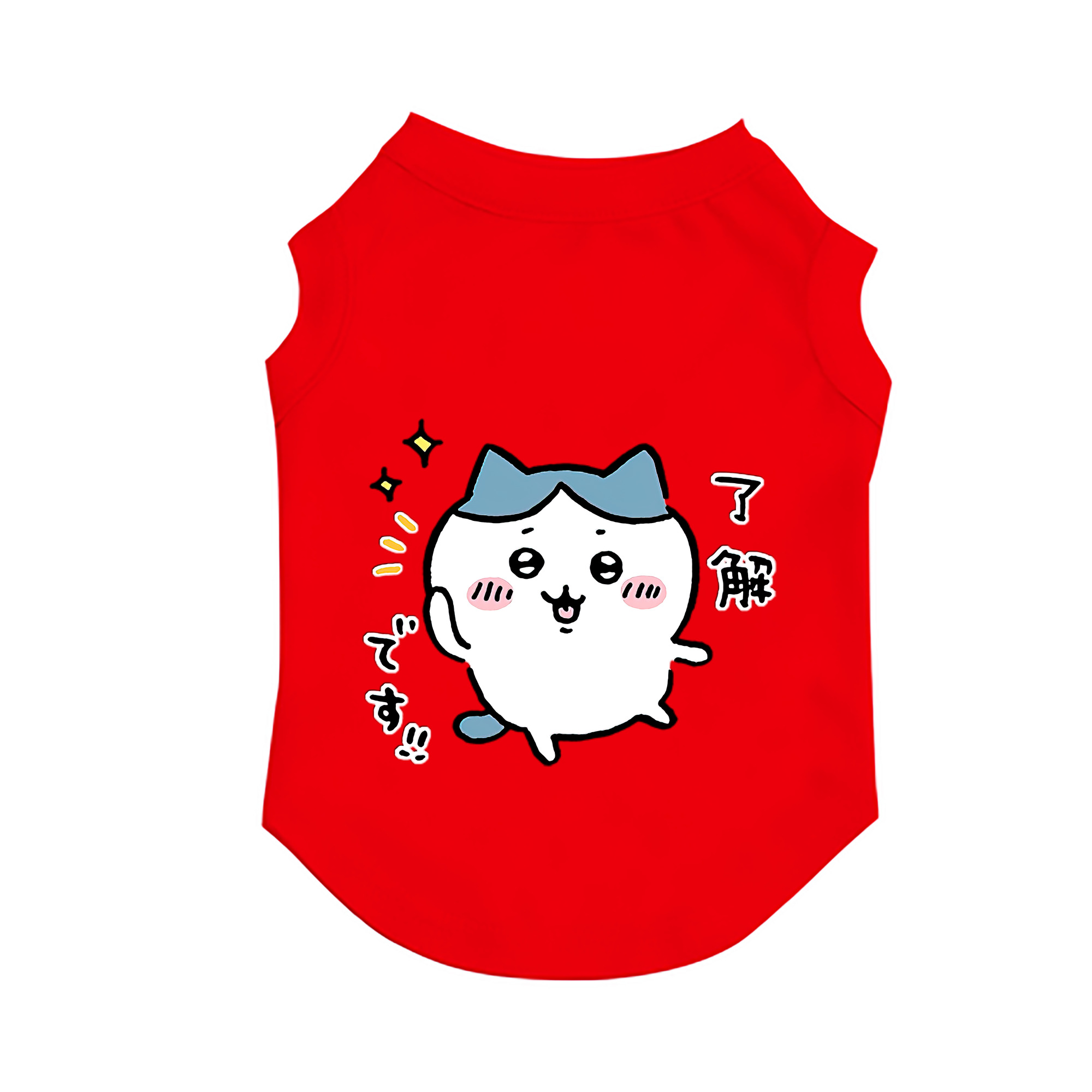 （画像用） ちいかわ ハチワレ Chii-kawa hachiware ペット用ベスト