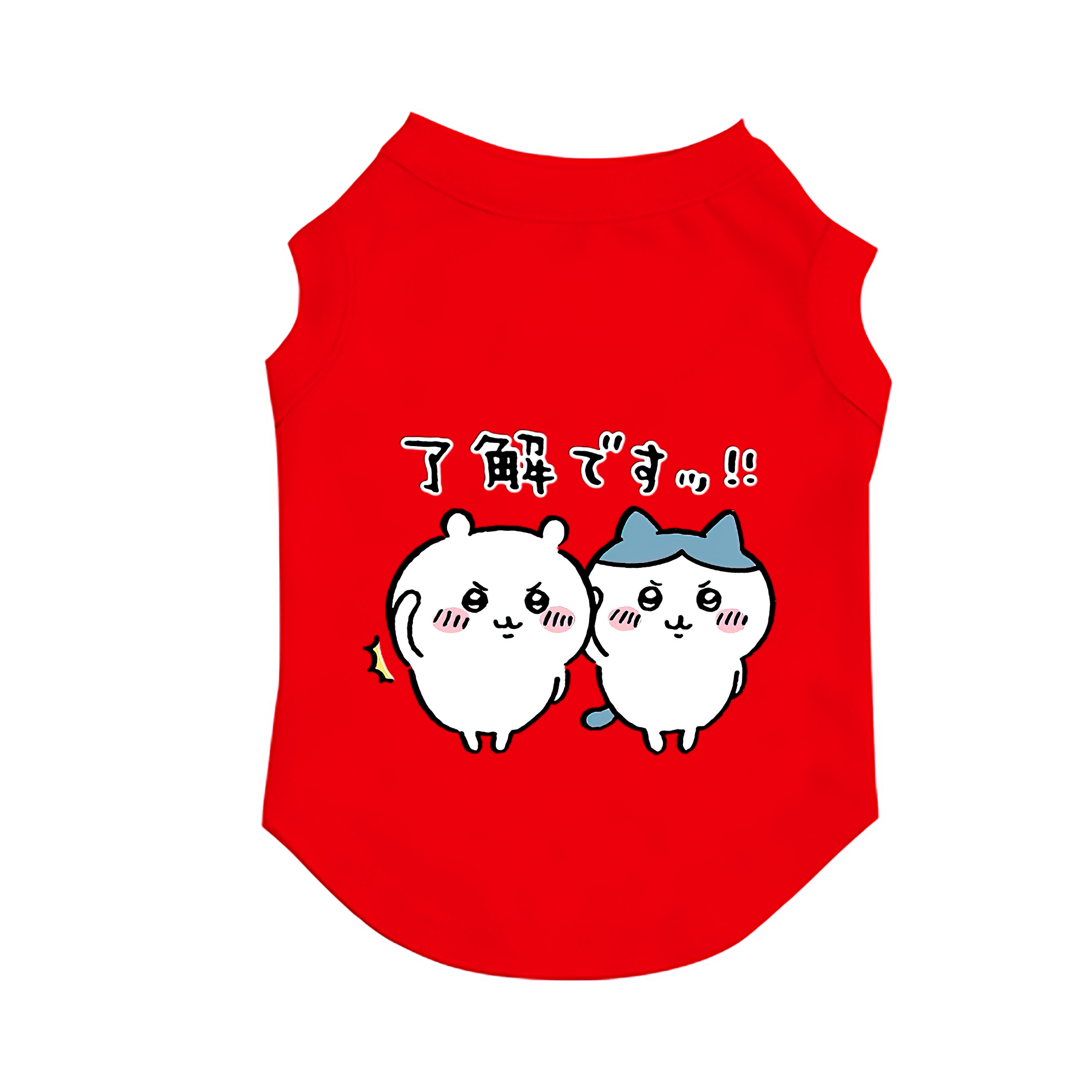 （画像用） ちいかわ ハチワレ Chii-kawa hachiware ペット用ベスト
